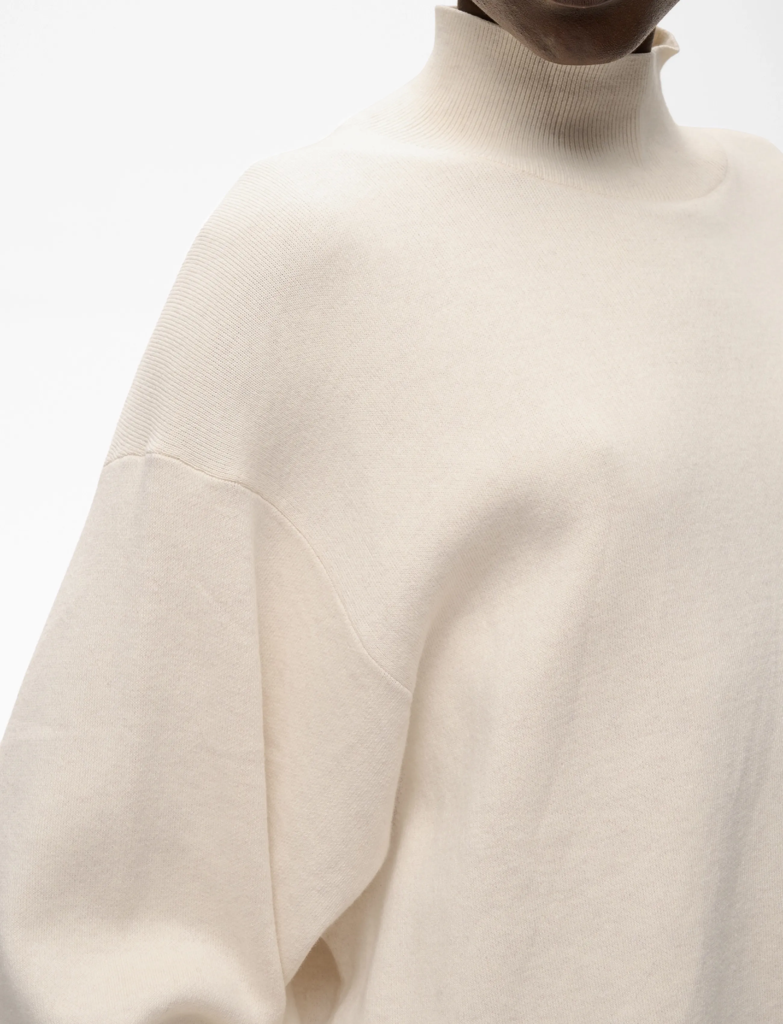 InWear - TILDAIW HIGHNECK - džemperi - pearled ivory melange - 4