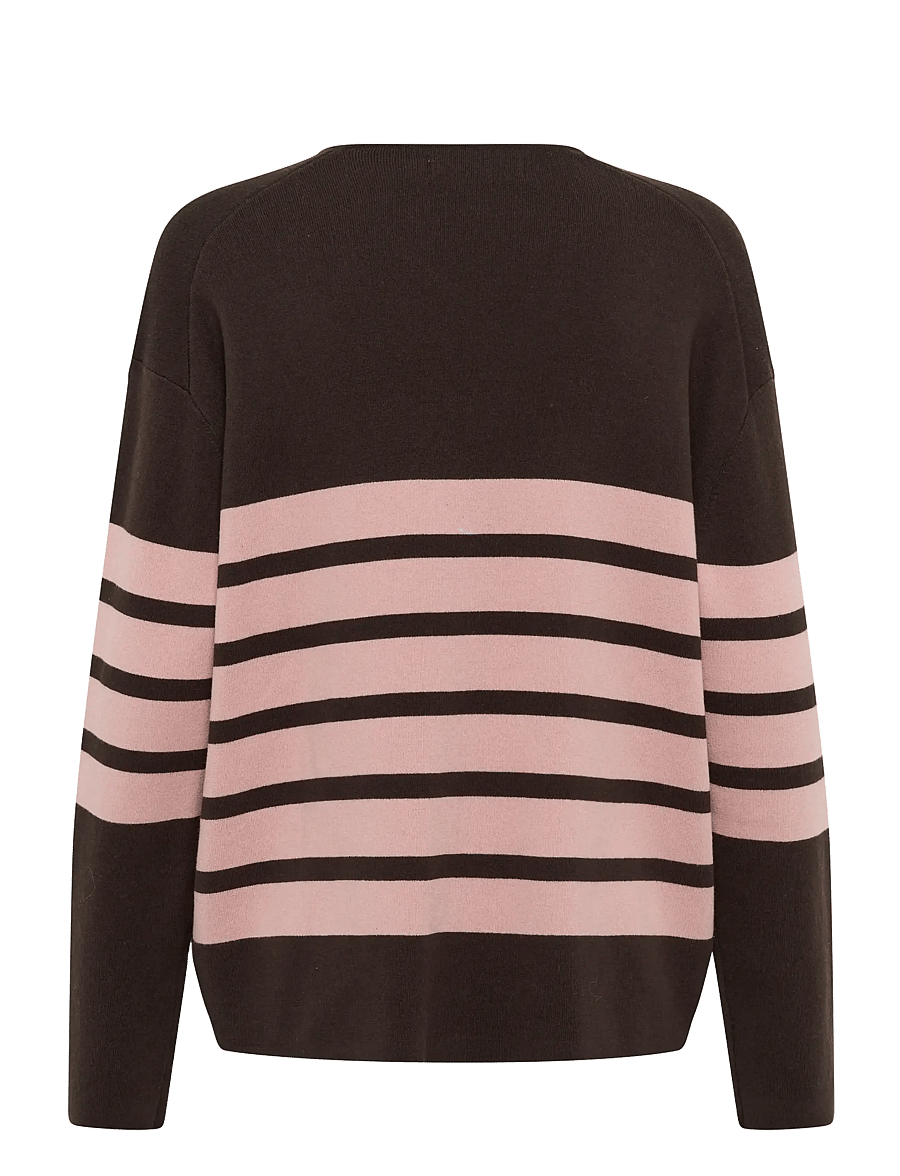 InWear - TILDAIW V-NECK - pullover - chocolate tort/pale mauve - 2