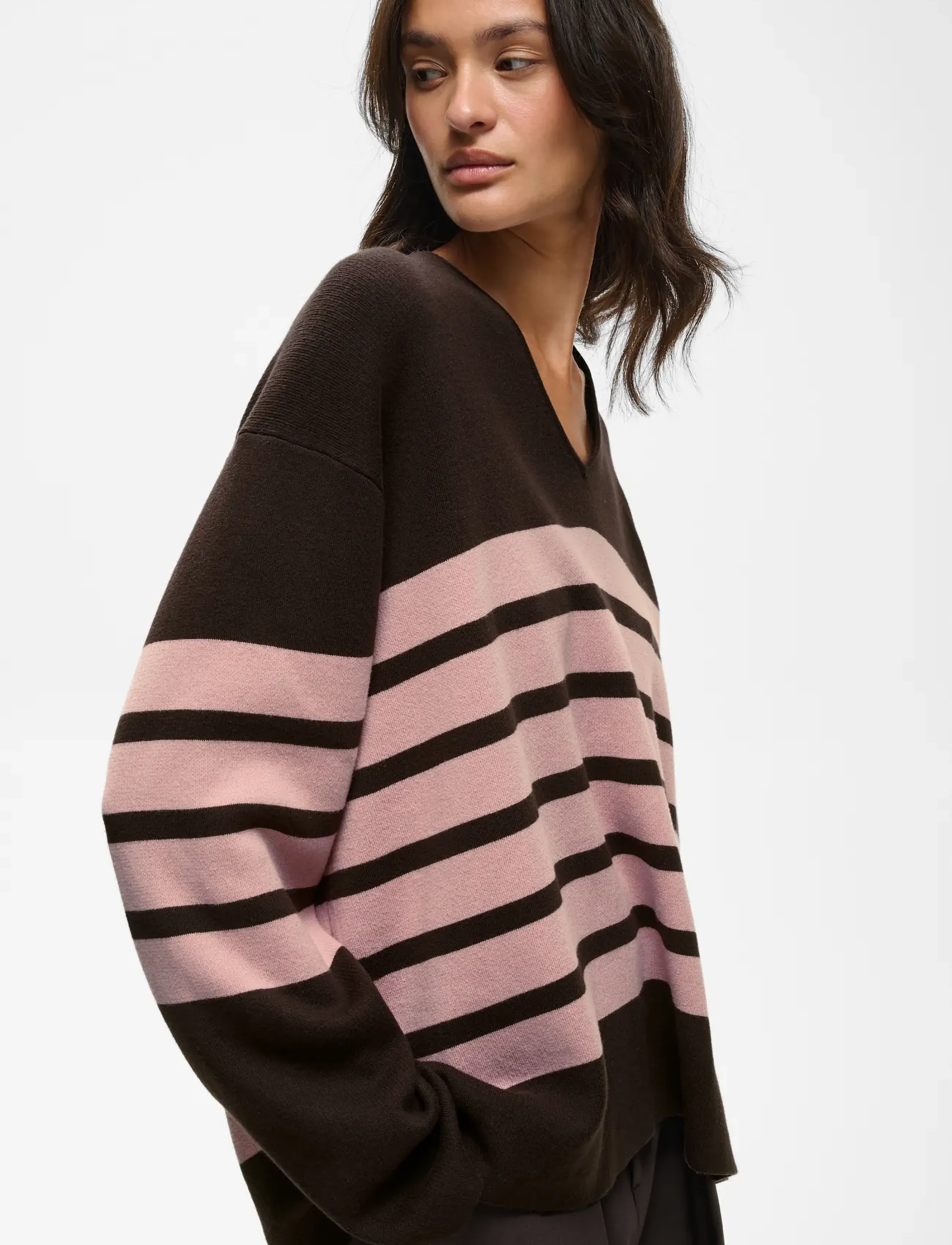 InWear - TILDAIW V-NECK - herbstliche kleidung - chocolate tort/pale mauve - 5