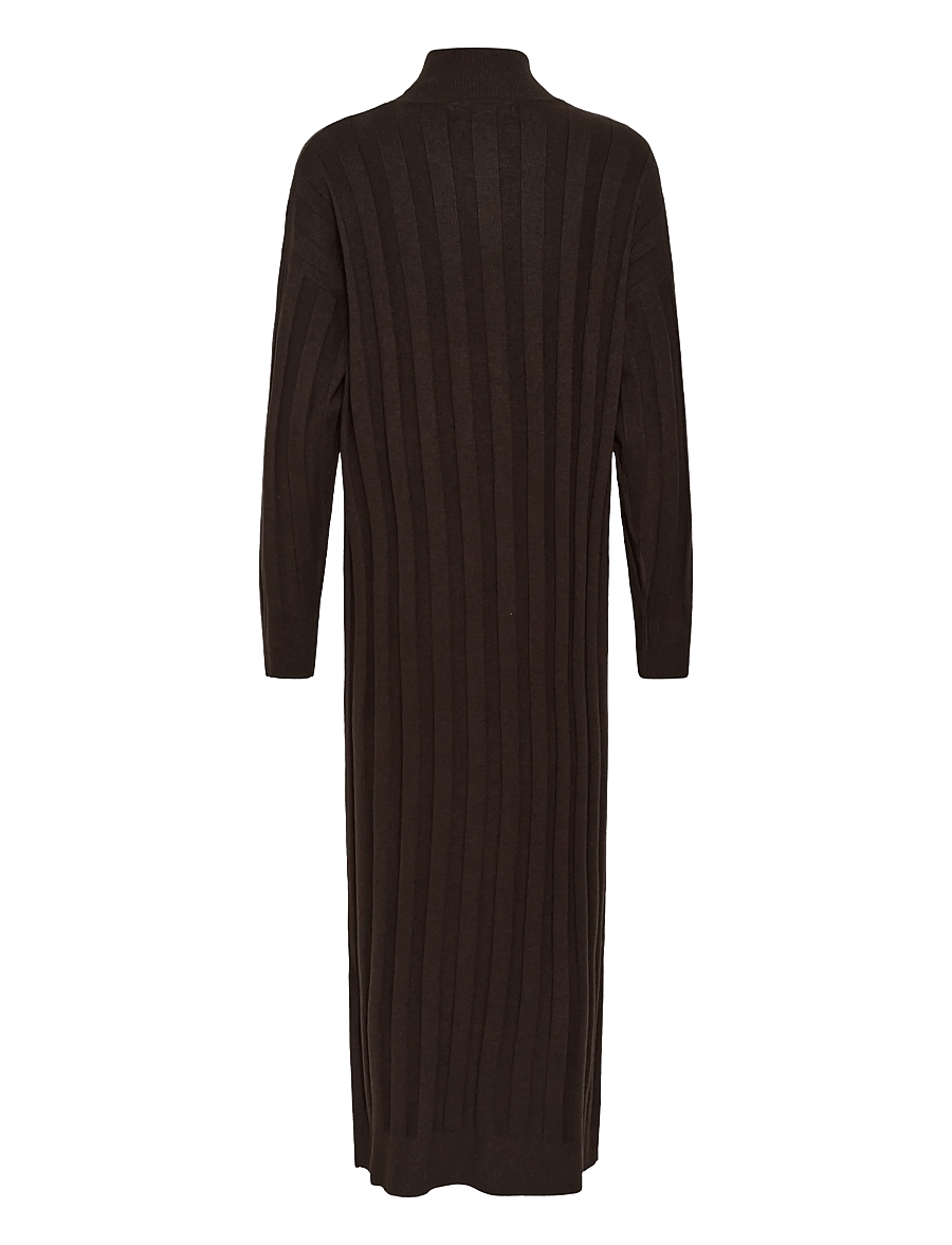 InWear - TESSIW KELLSIE DRESS - stickade klänningar - chocolate brown - 2