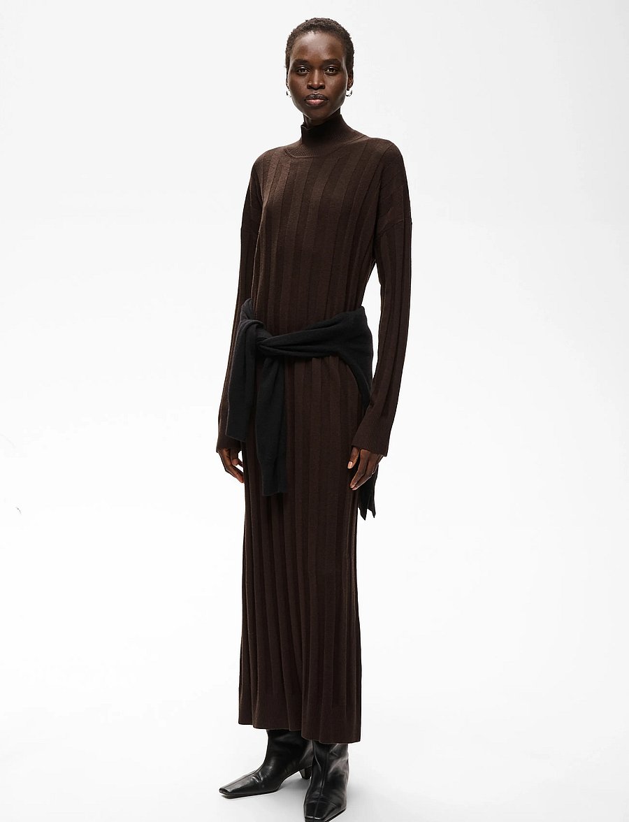 InWear - TESSIW KELLSIE DRESS - strickkleider - chocolate brown - 0