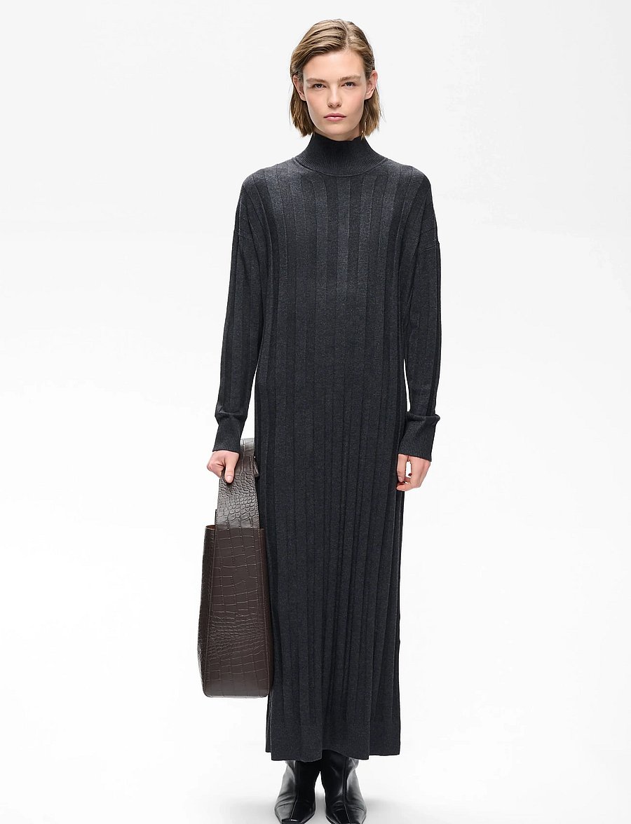InWear - TESSIW KELLSIE DRESS - dark grey melange - 0