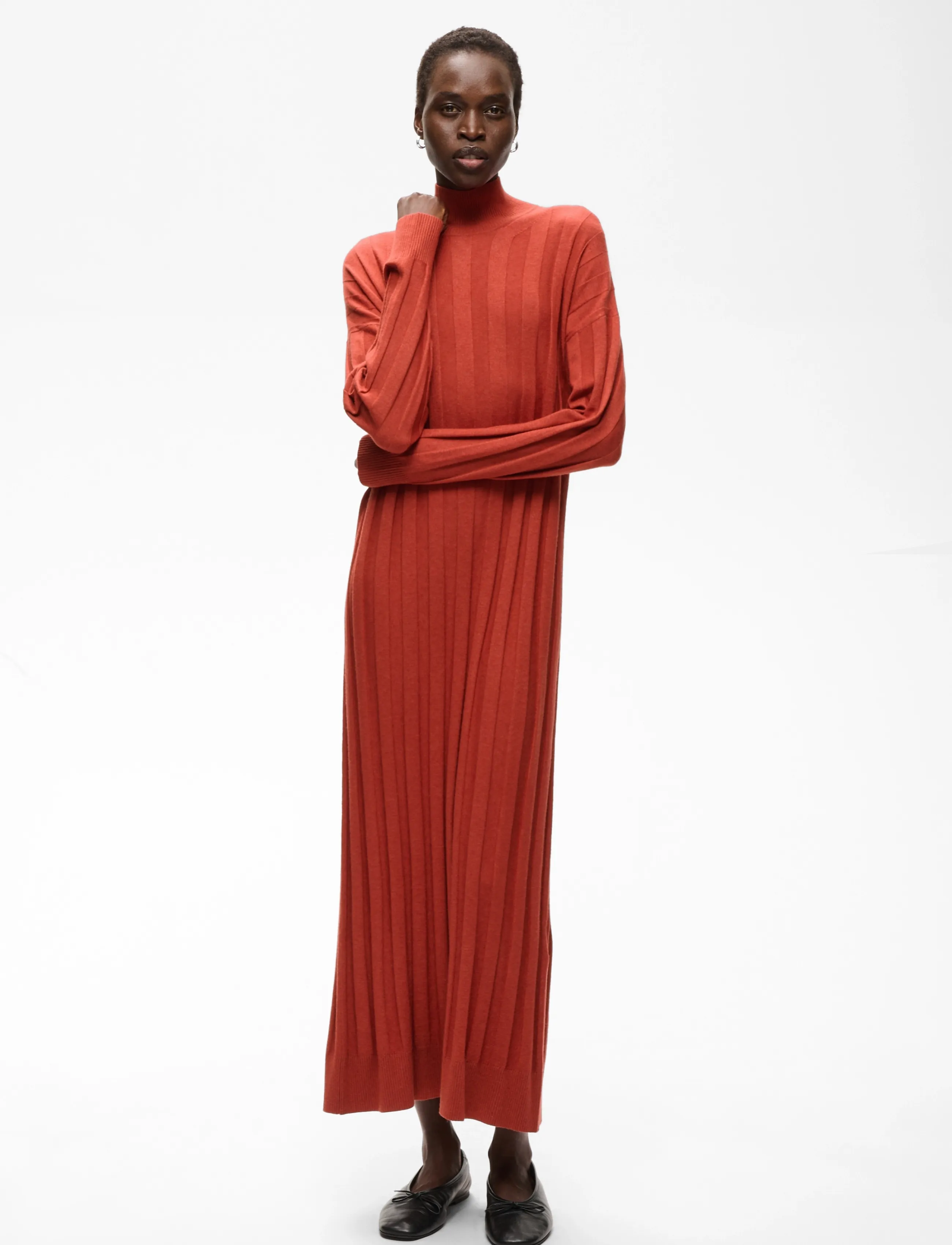 InWear TESSIW KELLSIE DRESS - Maksikleidid - RED OCHRE / red