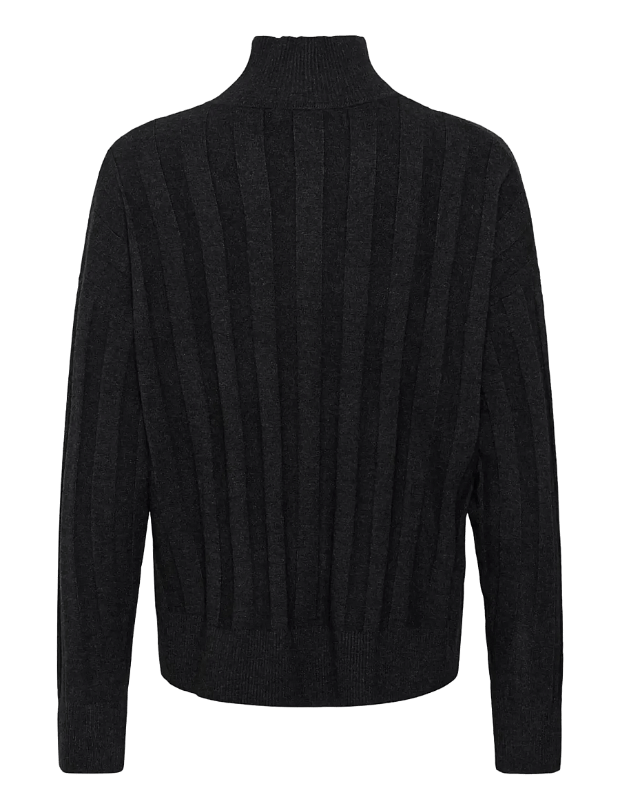 InWear - TESSIW KELLSIE PULLOVER - dark grey melange - 2