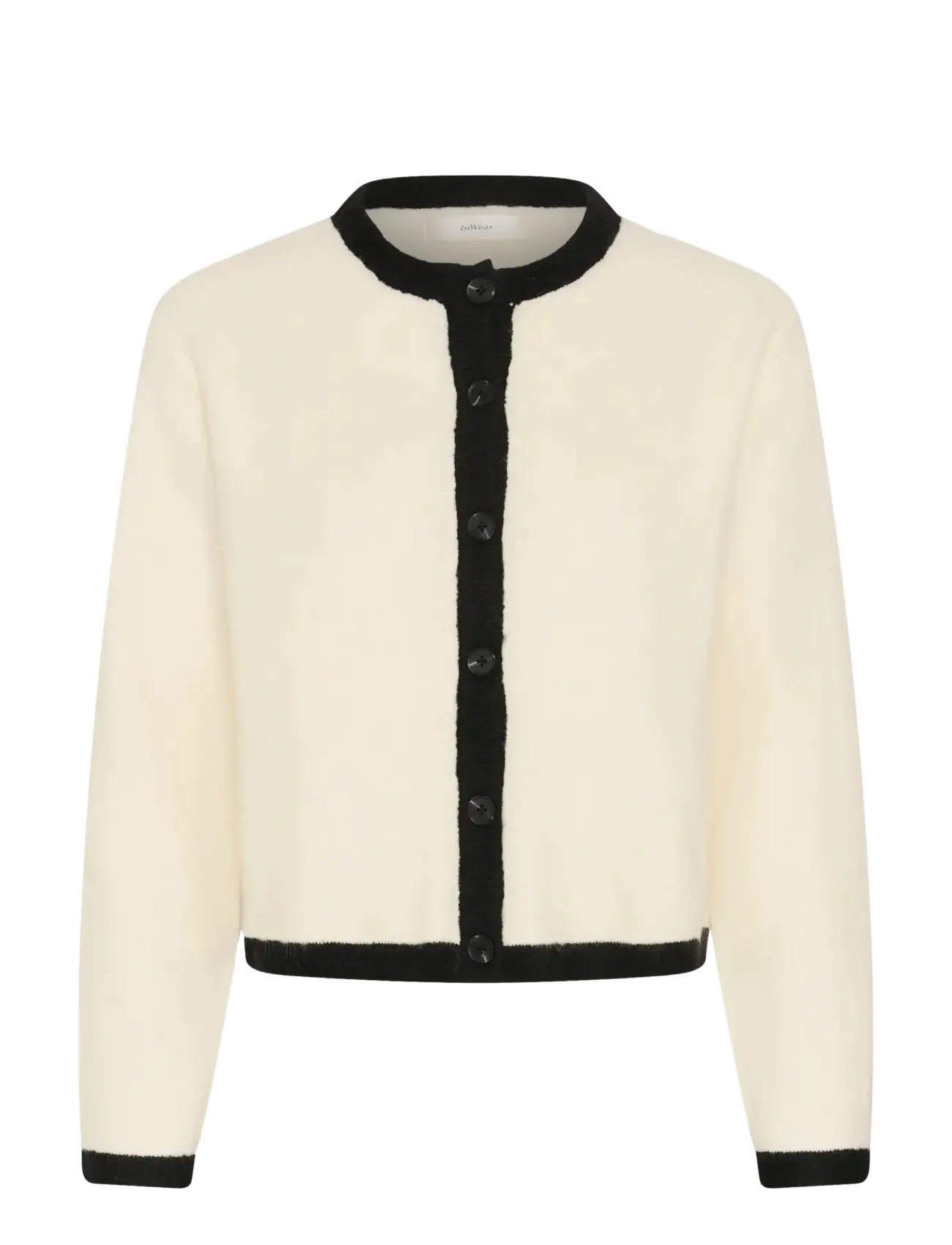 InWear GUNAIW CLASSIC CARDIGAN - Kleidung - PEARLED IVORY MELANGE / cream