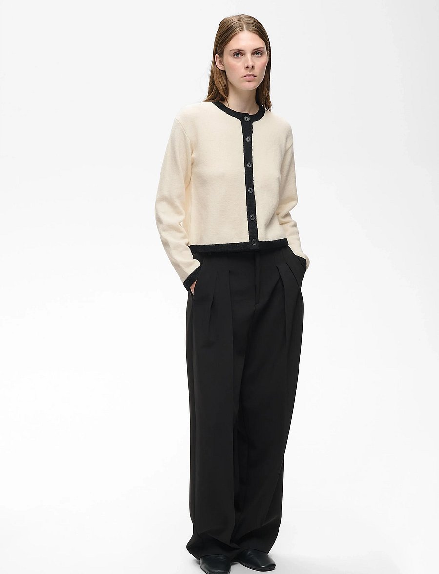 InWear - GUNAIW CLASSIC CARDIGAN - pearled ivory melange - 0