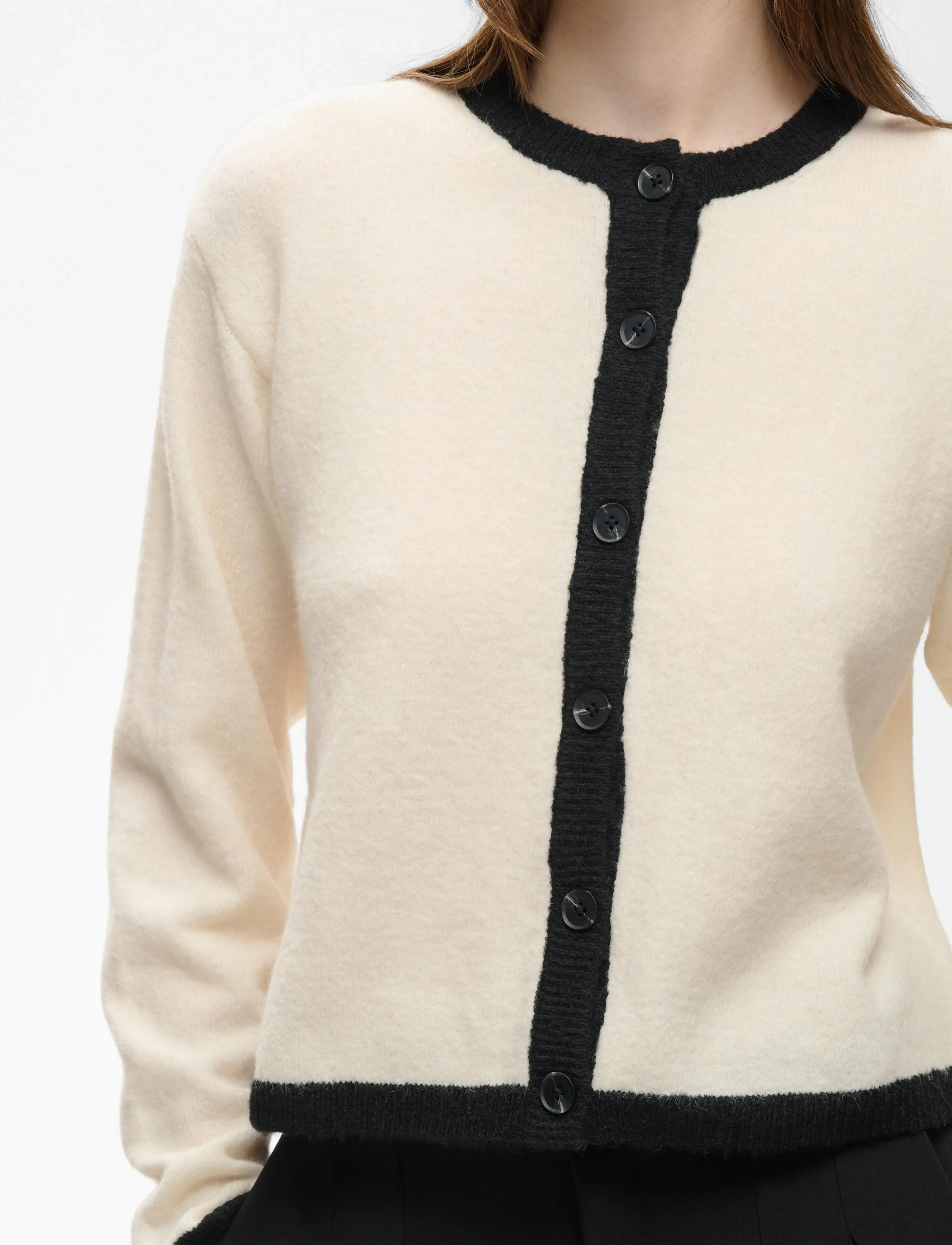 InWear - GUNAIW CLASSIC CARDIGAN - cardigans - pearled ivory melange - 3
