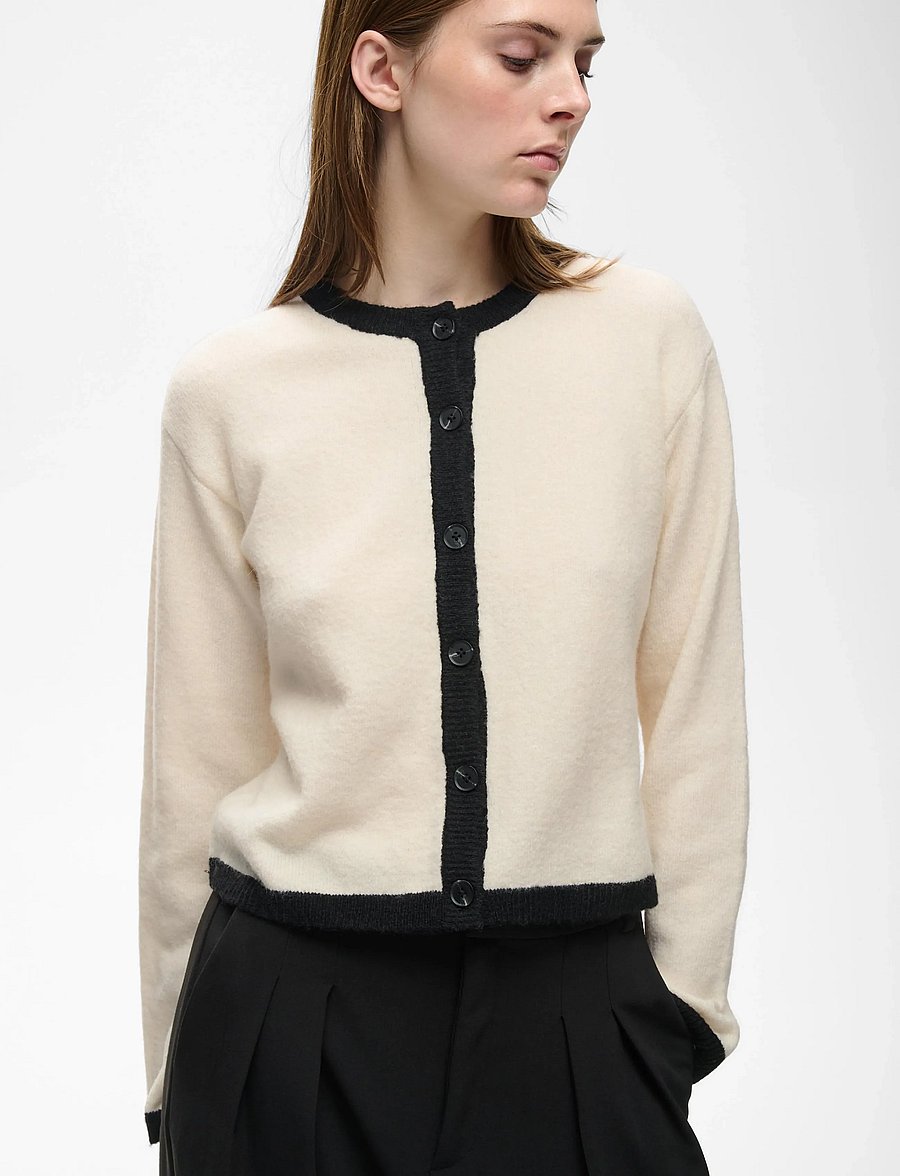 InWear - GUNAIW CLASSIC CARDIGAN - cardigans - pearled ivory melange - 5