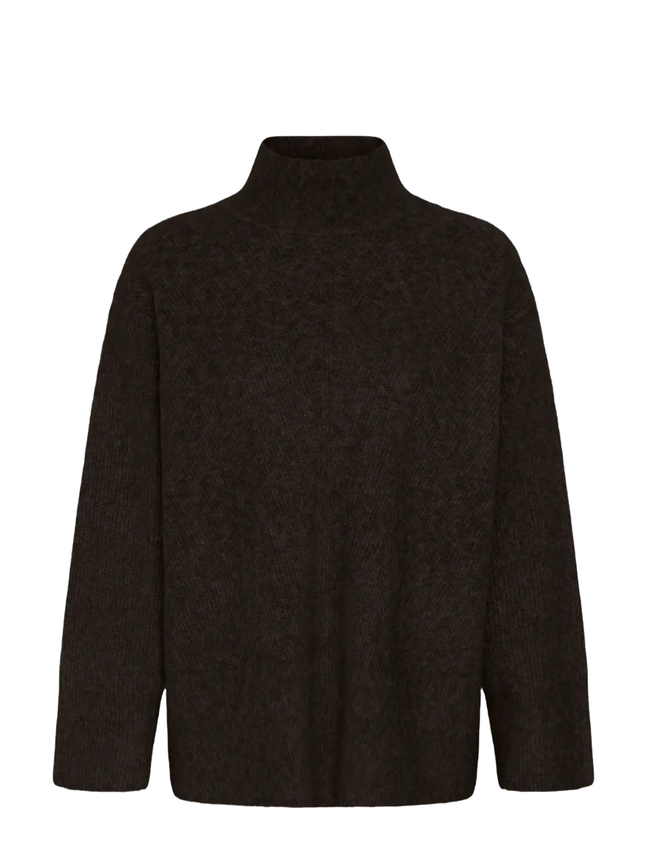InWear GUNAIW HIGHNECK - Pullover - CHOCOLATE BROWN MELANGE / brown