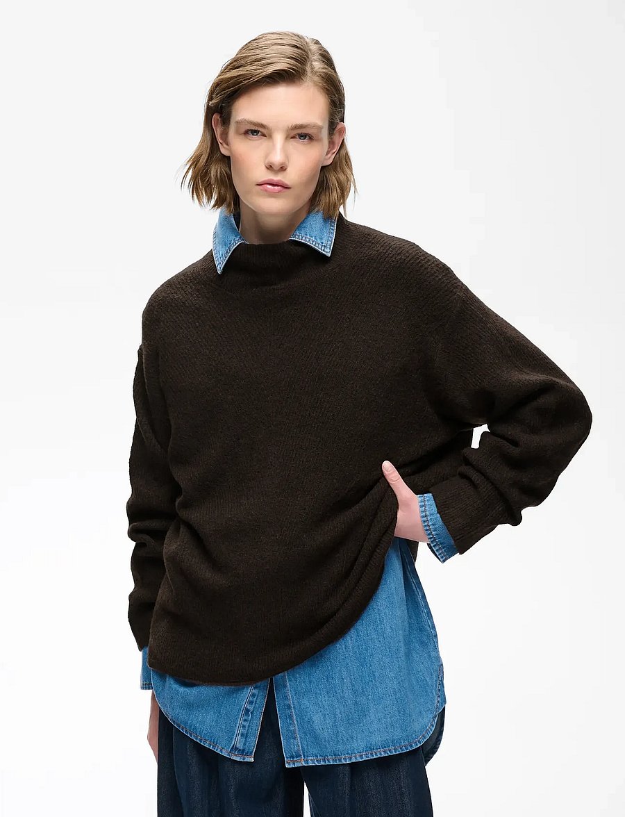 InWear - GUNAIW HIGHNECK - pullover - chocolate brown melange - 0