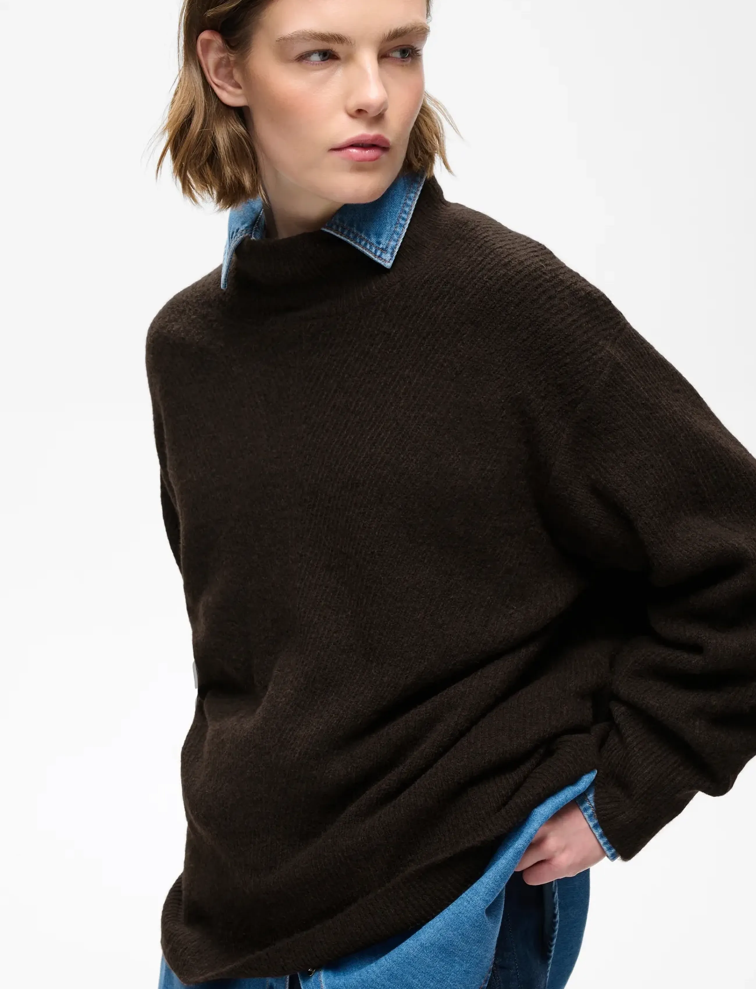 InWear - GUNAIW HIGHNECK - herbstliche kleidung - chocolate brown melange - 5