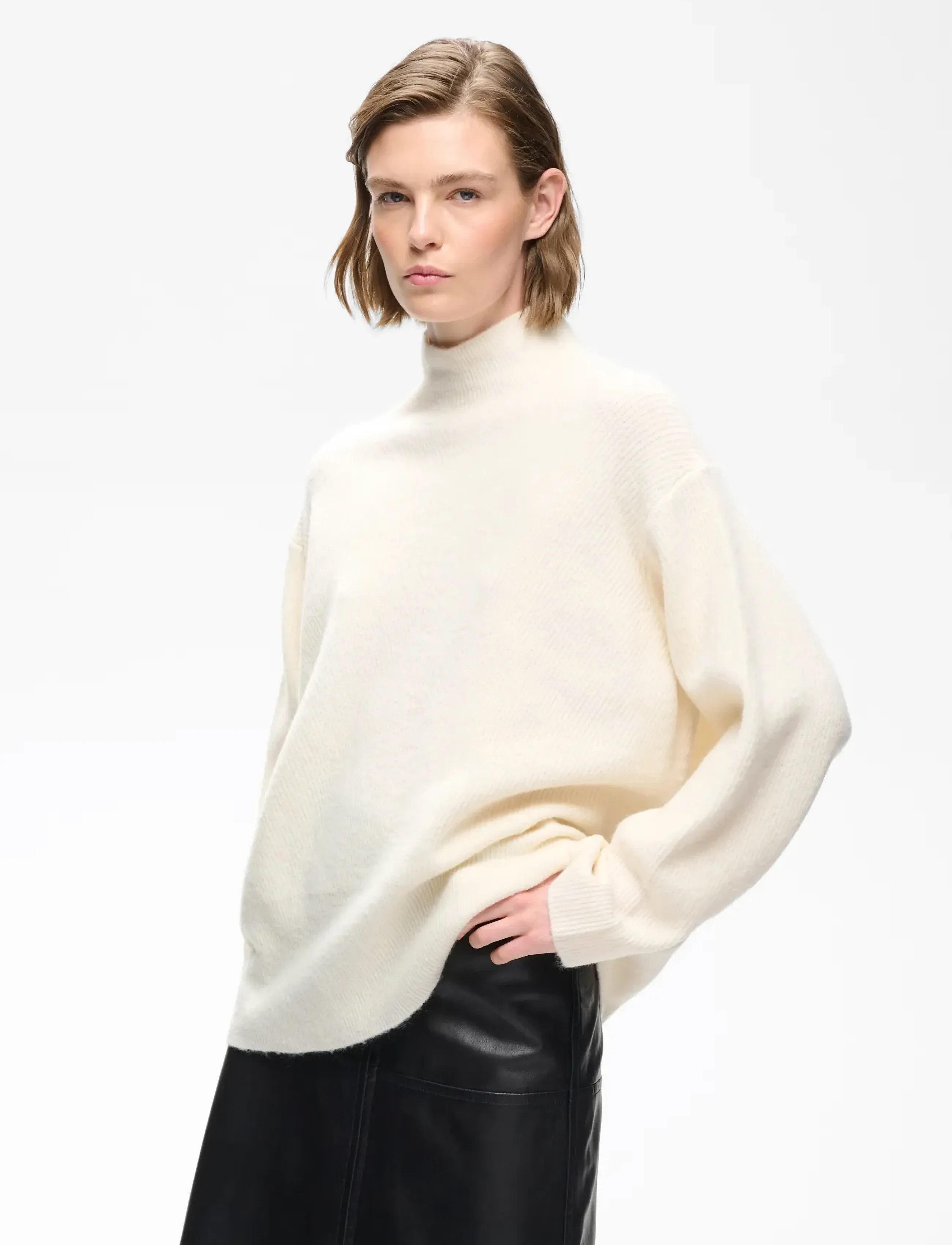 InWear - GUNAIW HIGHNECK - herbstliche kleidung - pearled ivory melange - 0