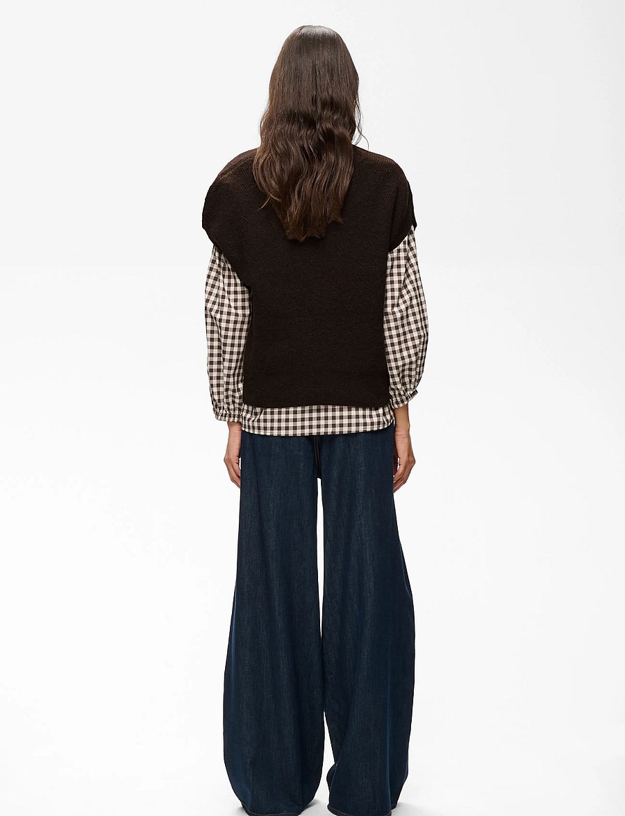 InWear - GUNAIW TOP - stickade tröjor - chocolate brown melange - 3