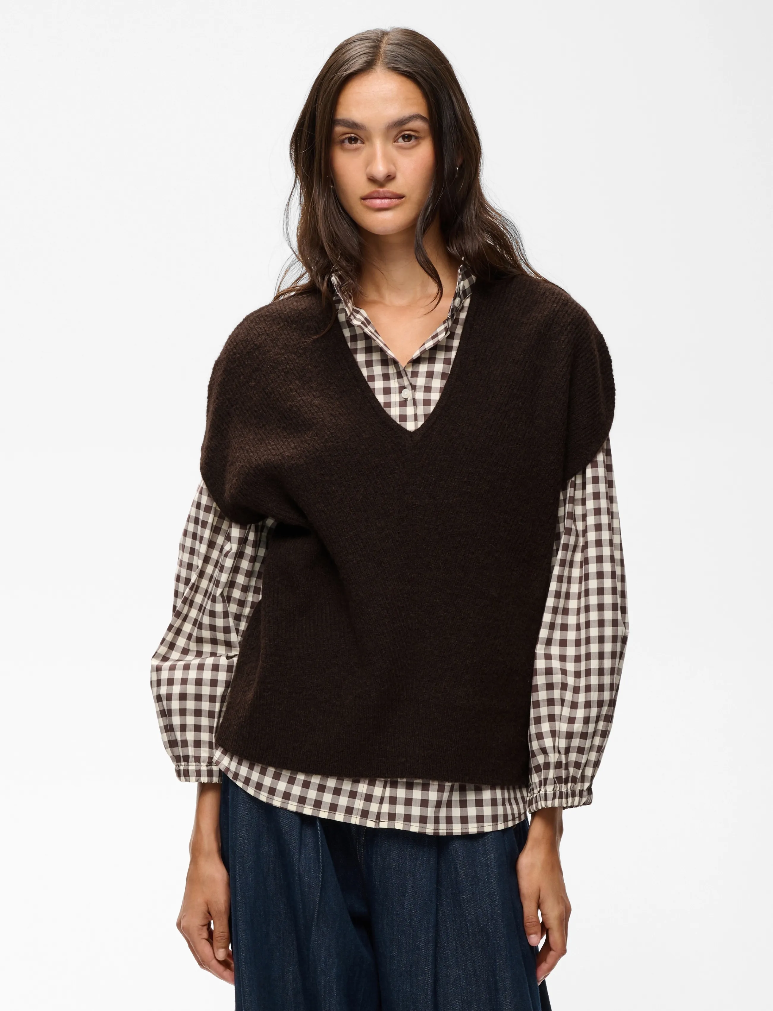 InWear - GUNAIW TOP - stickade tröjor - chocolate brown melange - 4