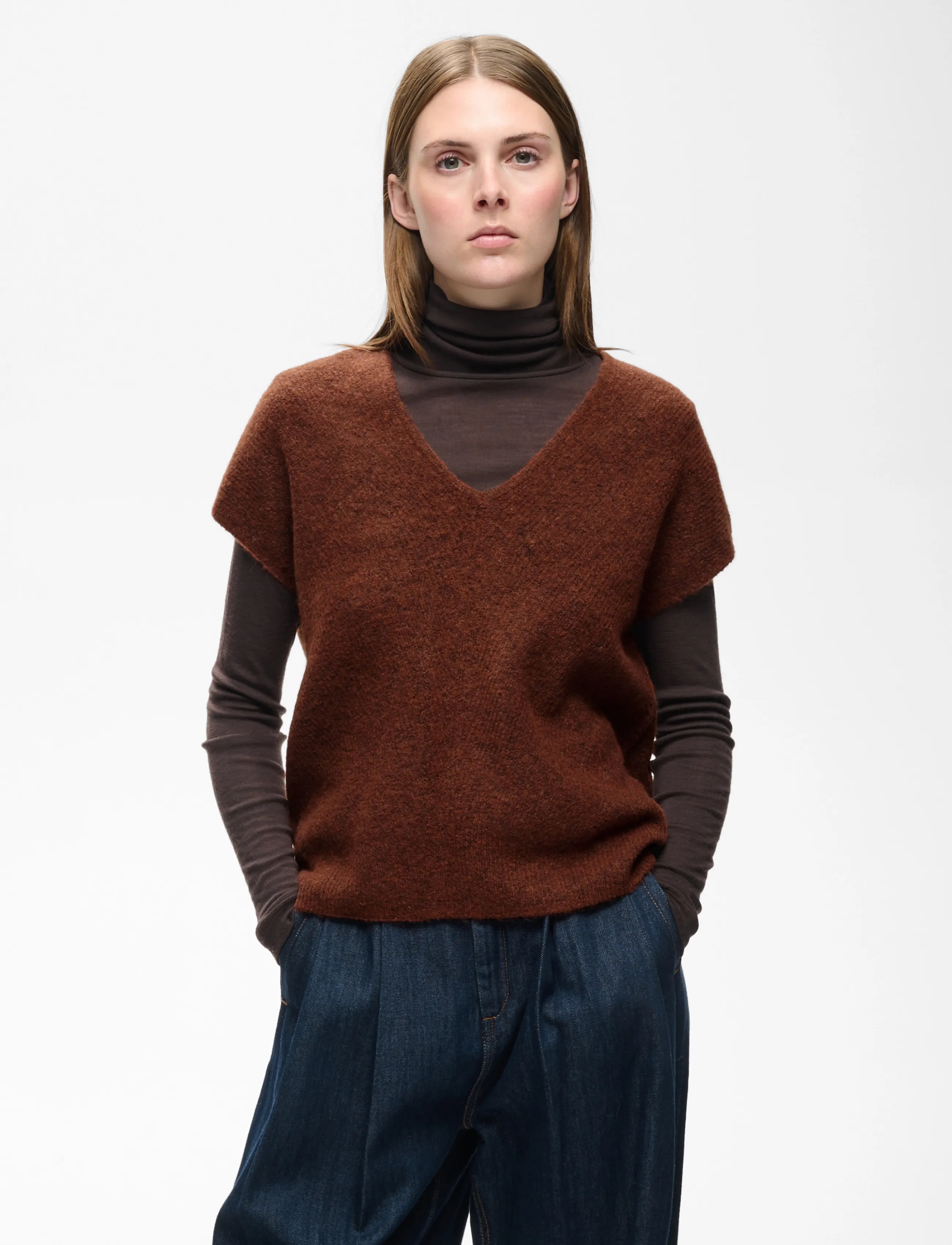 InWear - GUNAIW TOP - pullover - brandy brown melange - 5