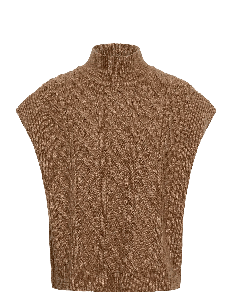 InWear - TAIEIW VEST - strickwesten - tobacco brown - 1