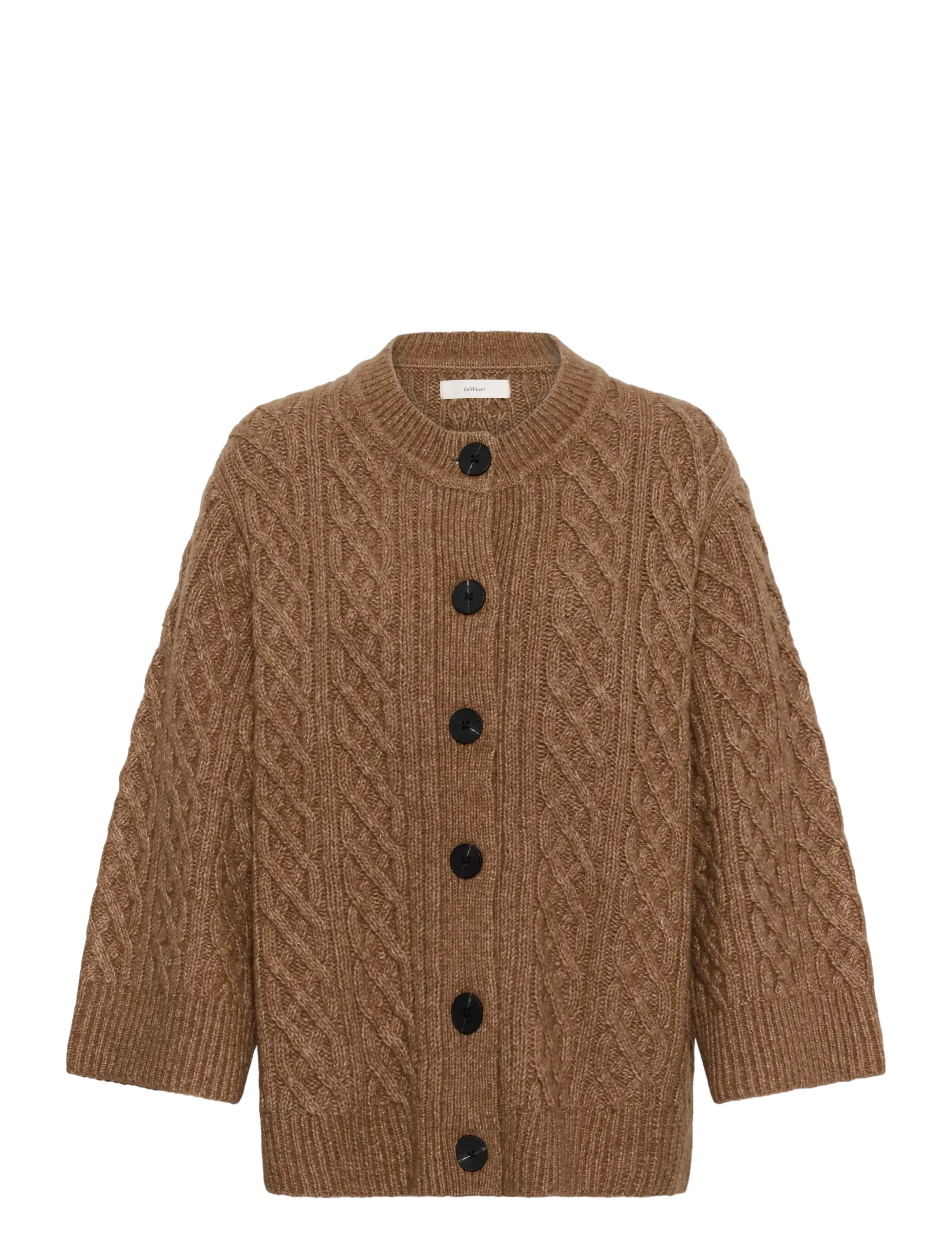 InWear TAIEIW CARDIGAN - Streetstyle - TOBACCO BROWN / brown