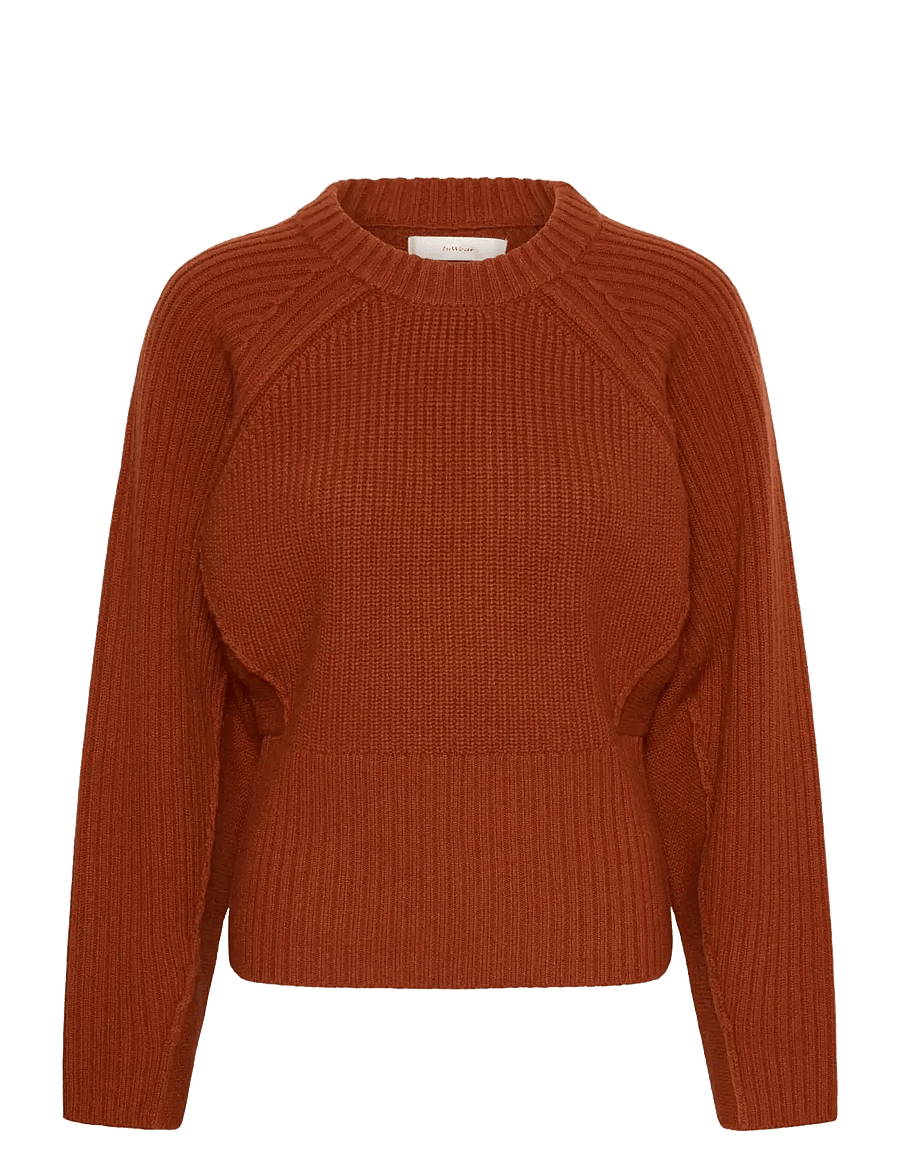 InWear - NOOMIIW KAXY CREWNECK - pullover - brandy brown melange - 1