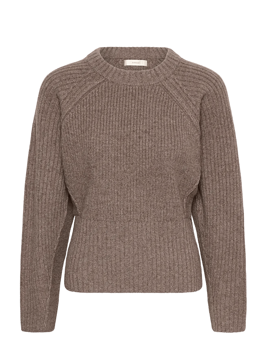 InWear - NOOMIIW KAXY CREWNECK - striktrøjer - cinder melange - 1