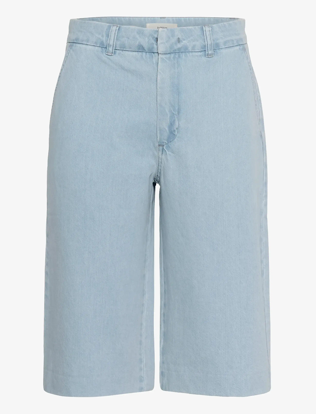 InWear - ELLYIW DIAZ CULOTTE PANTS - jorts - bleached blue denim - 1