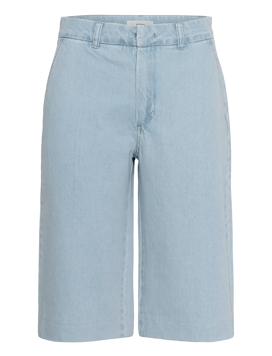 InWear - ELLYIW DIAZ CULOTTE PANTS - jorts - bleached blue denim - 1
