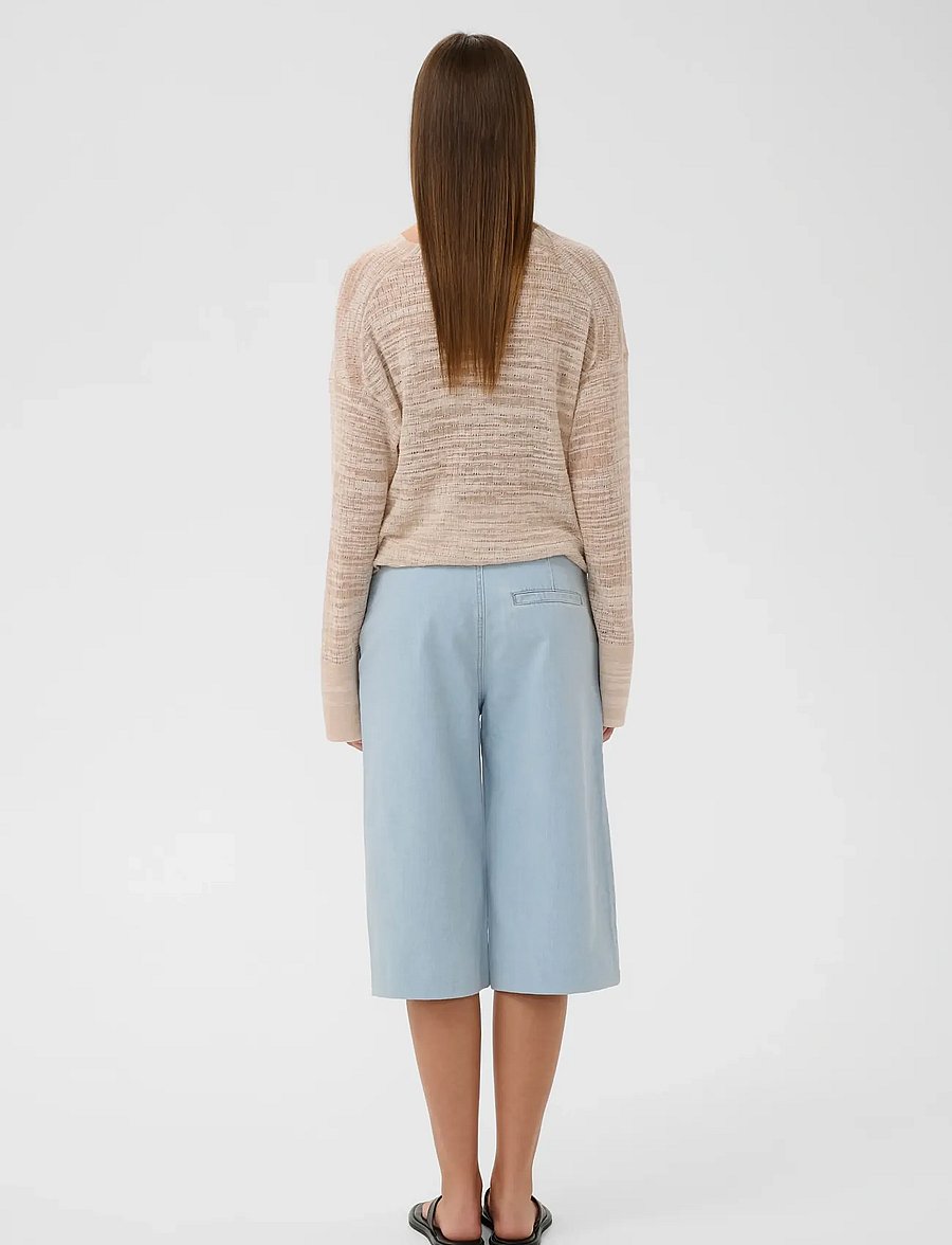 InWear - ELLYIW DIAZ CULOTTE PANTS - jorts - bleached blue denim - 4