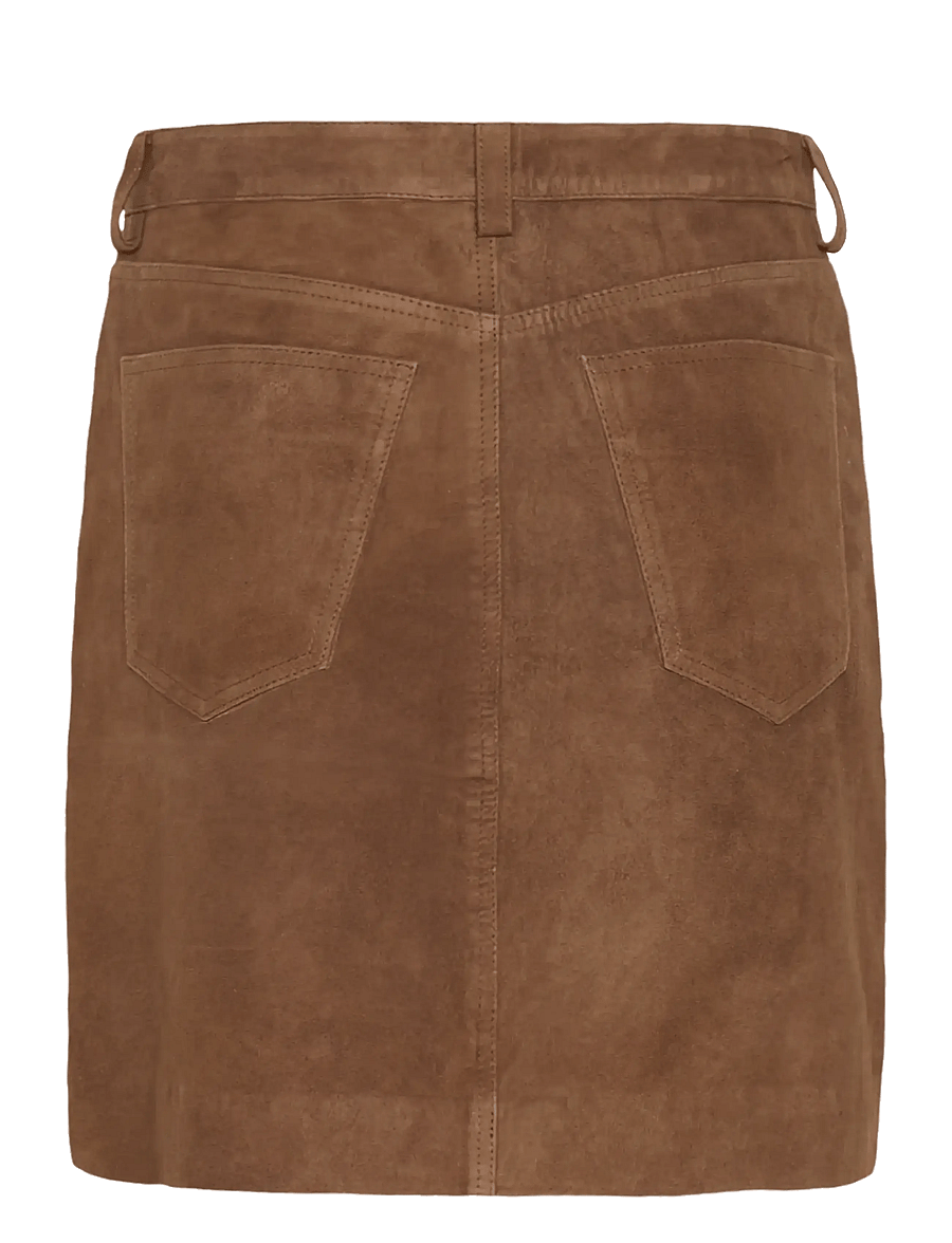InWear - HELKIIW SUEDE SKIRT - short skirts - sorrel horse - 2