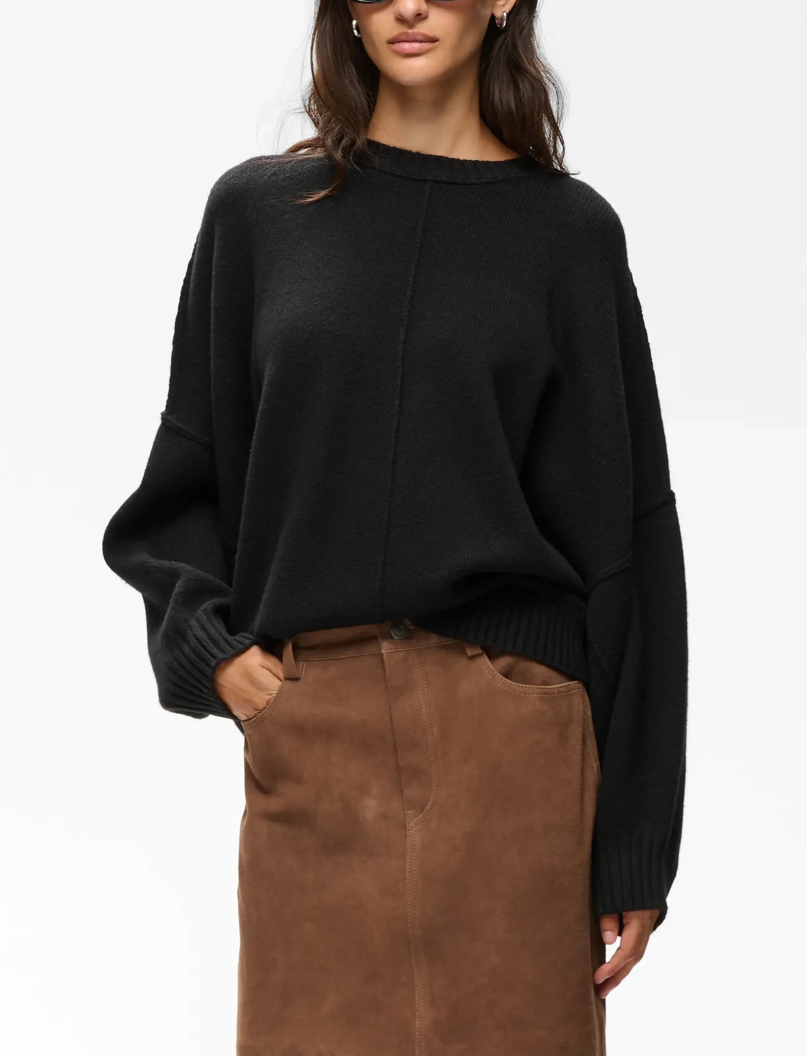 InWear Helkiiw Suede Skirt kjolar dam – bild 5