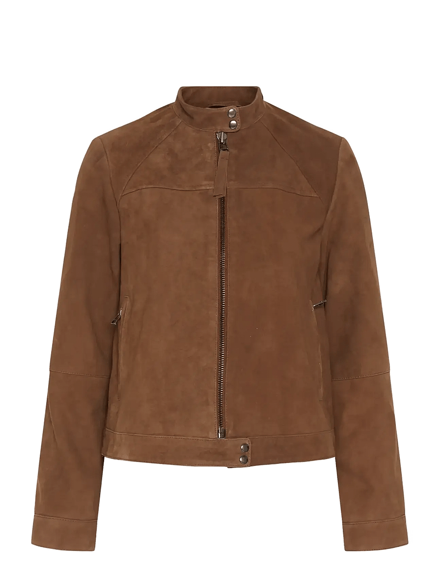 InWear - HELKIIW SUEDE JACKET - nahktagid - sorrel horse - 0