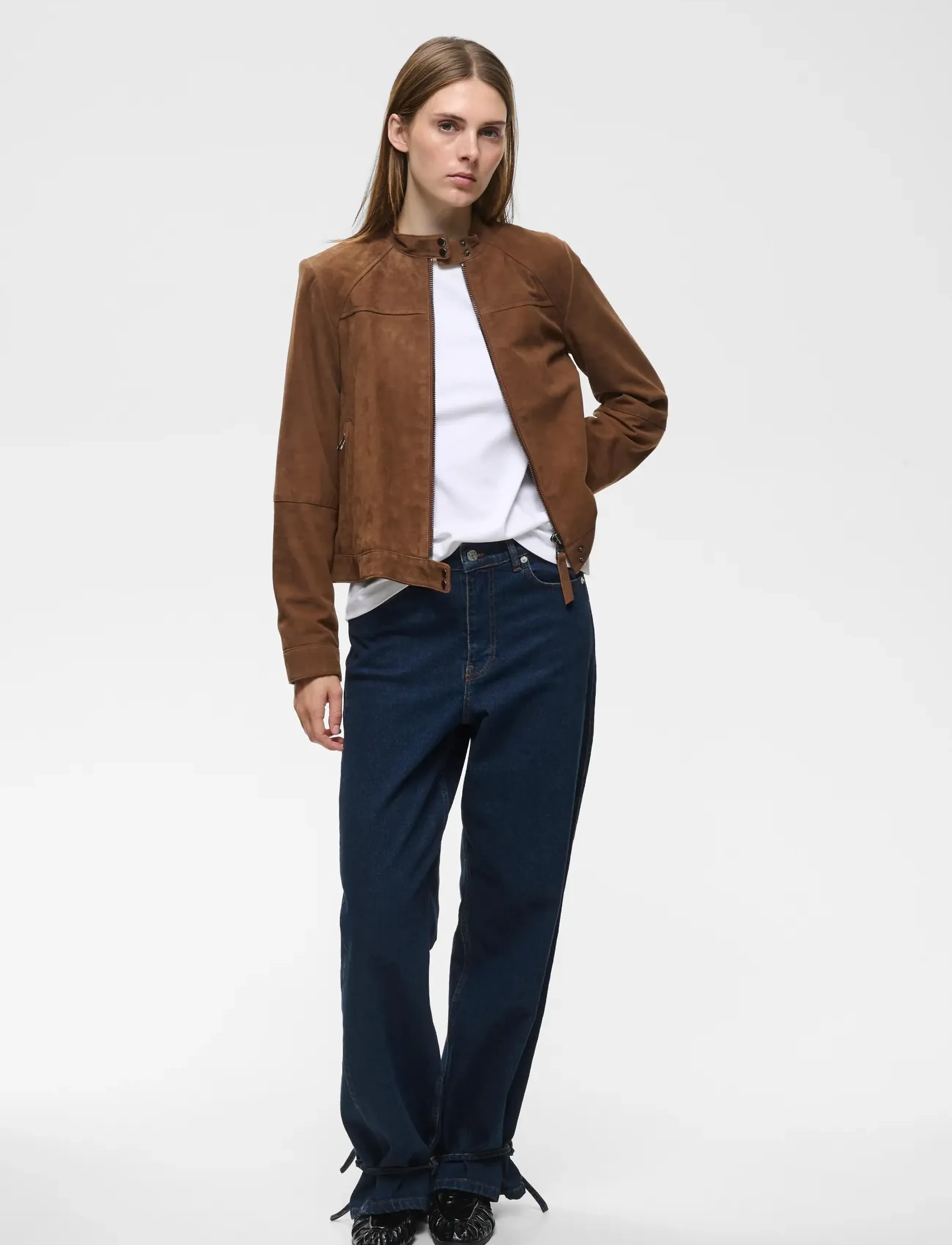 InWear - HELKIIW SUEDE JACKET - nahktagid - sorrel horse - 3