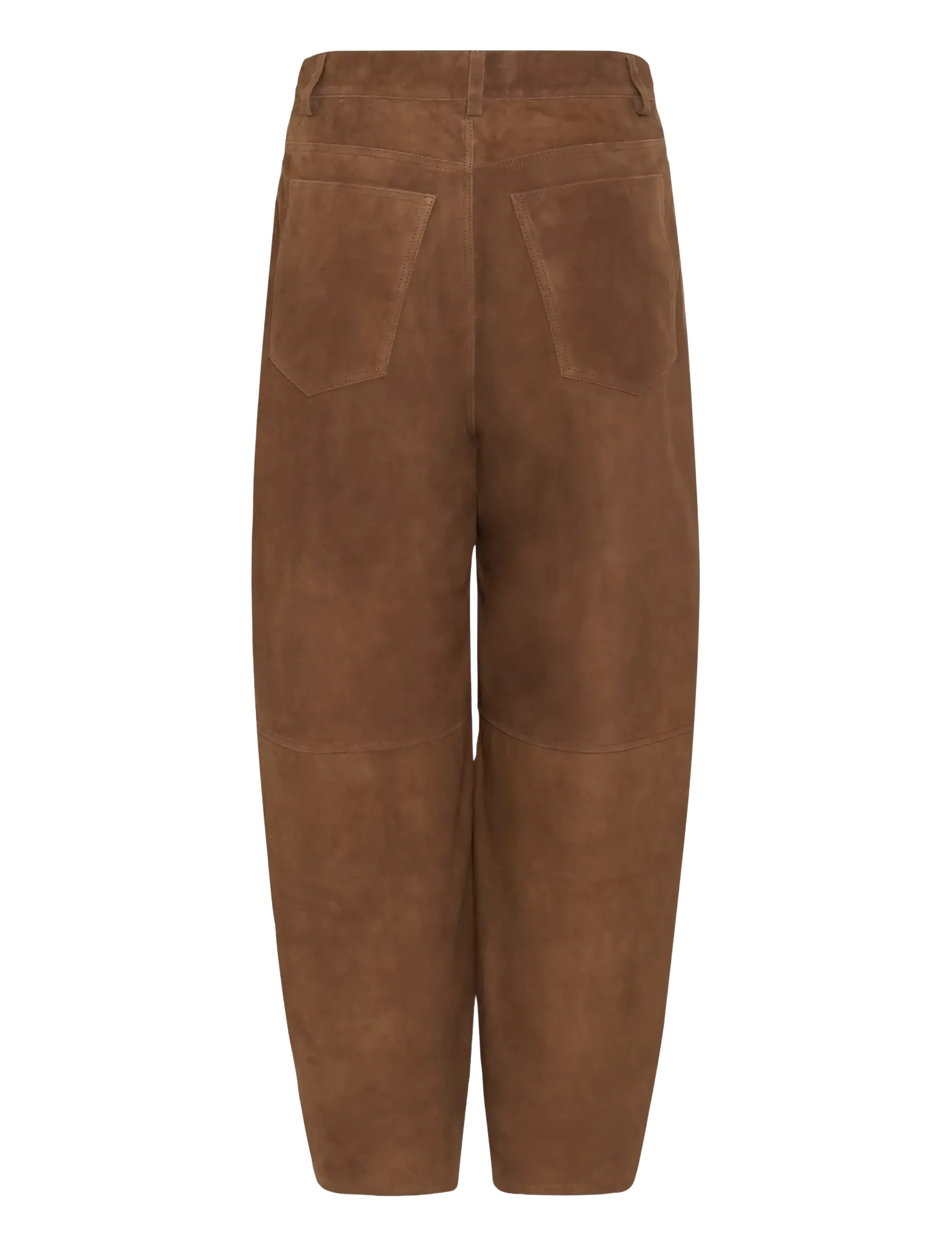 InWear - HELKIIW BARREL SUEDE JEANS - sorrel horse - 1