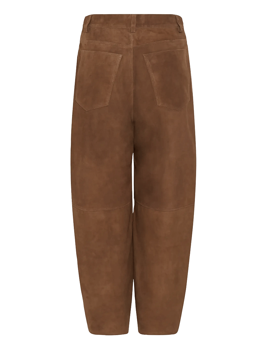 InWear - HELKIIW BARREL SUEDE JEANS - barrel-bukser - sorrel horse - 2
