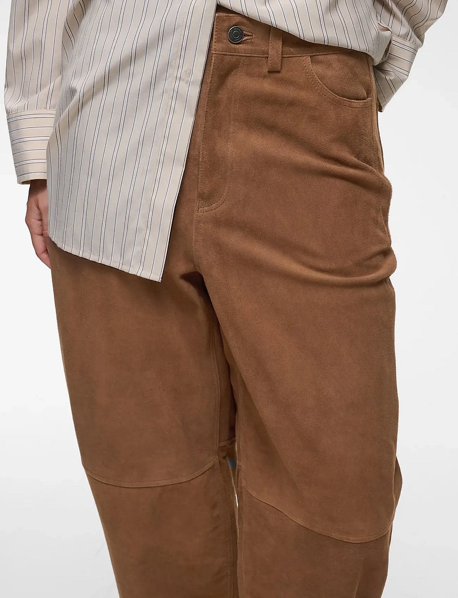 InWear - HELKIIW BARREL SUEDE JEANS - barrel-bukser - sorrel horse - 5