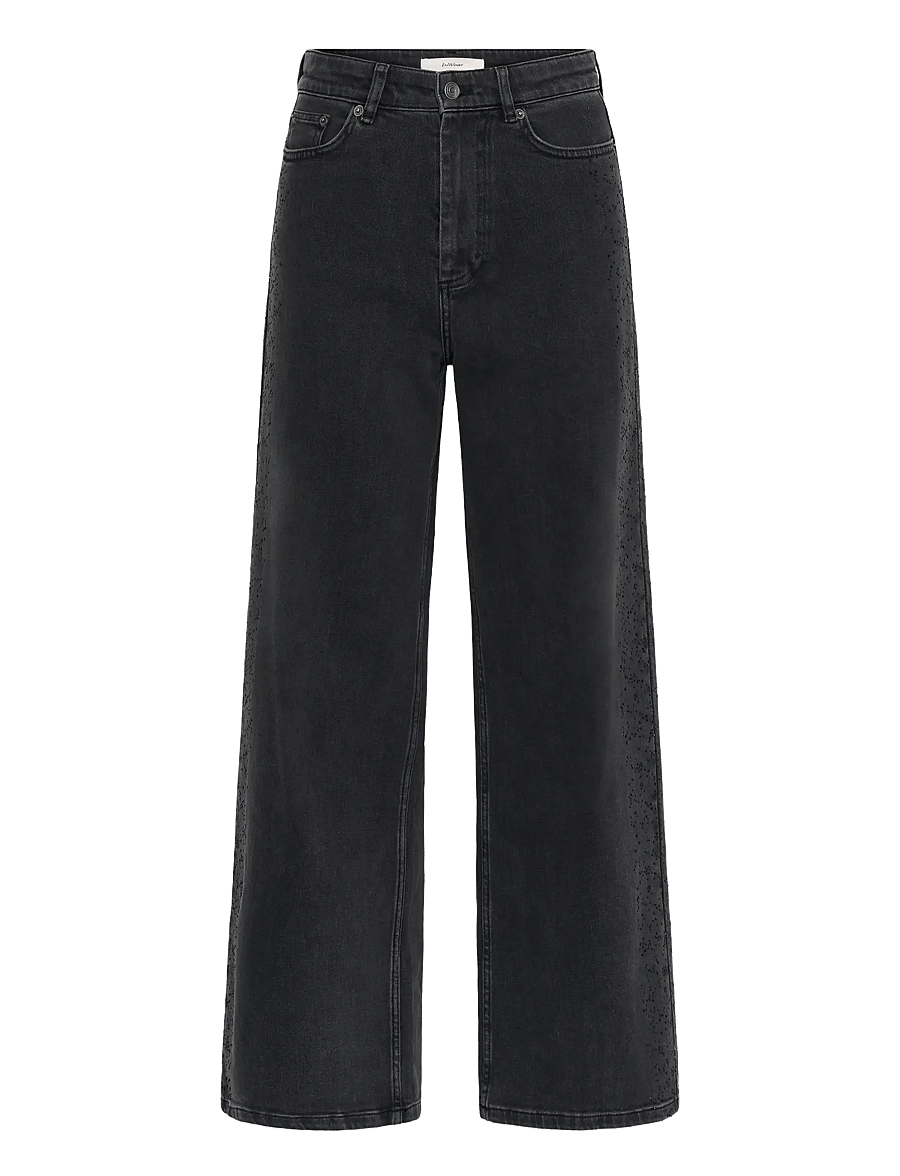 InWear - JUNAIW AALIA JEANS - laia säärega teksad - dark grey wash denim - 0