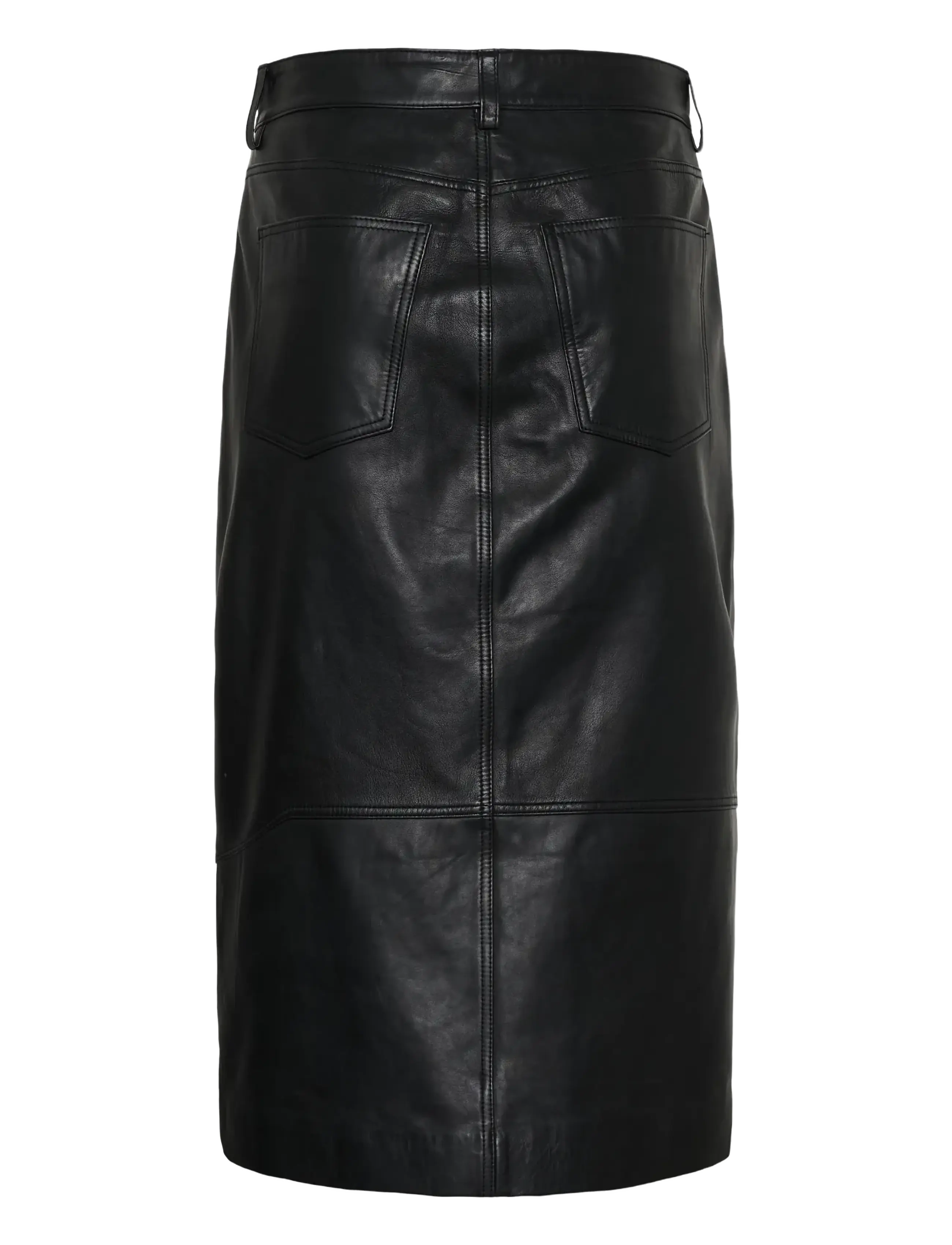 InWear - JOKOIW LEATHER SKIRT - skinnkjolar - black - 1