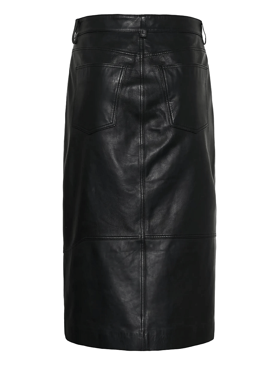 InWear - JOKOIW LEATHER SKIRT - skinnkjolar - black - 1