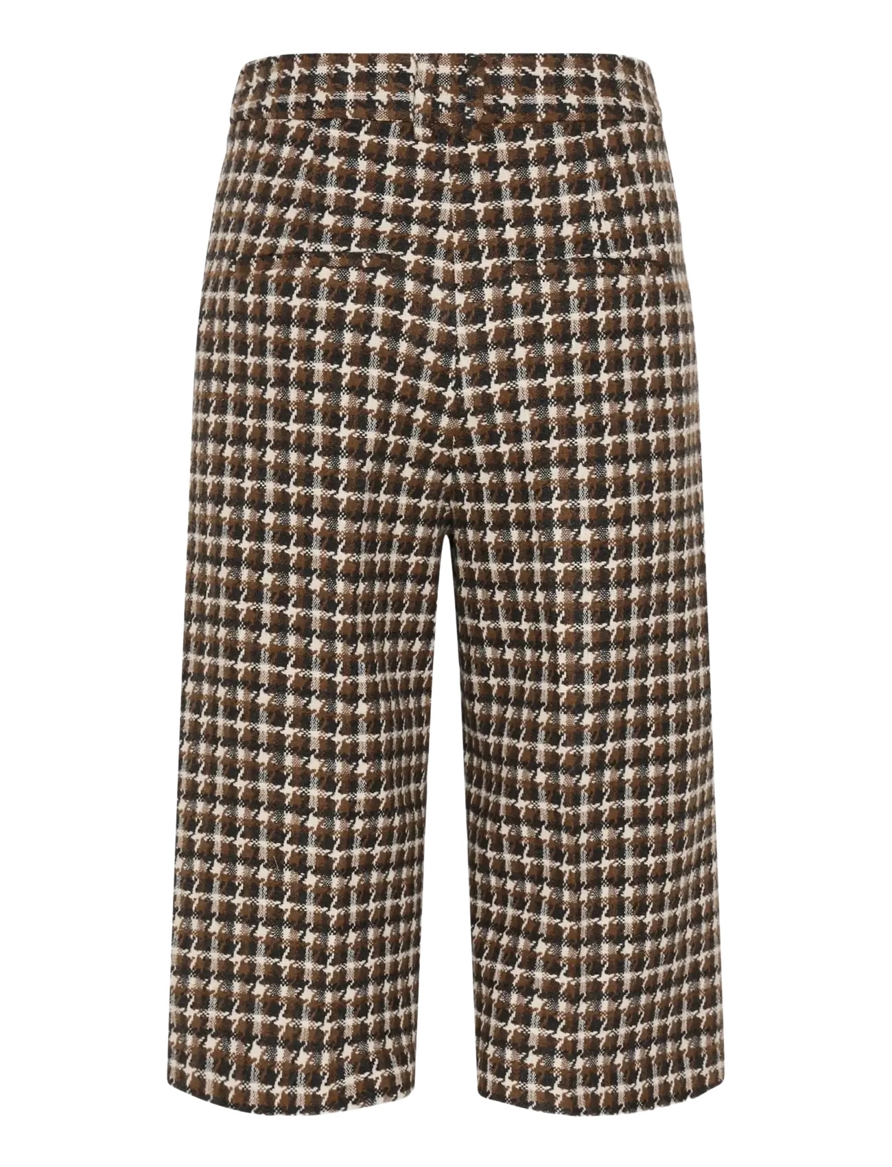 InWear - CARSONNEIW CULOTTE PANTS - poolpikad püksid - black/ brown - 2