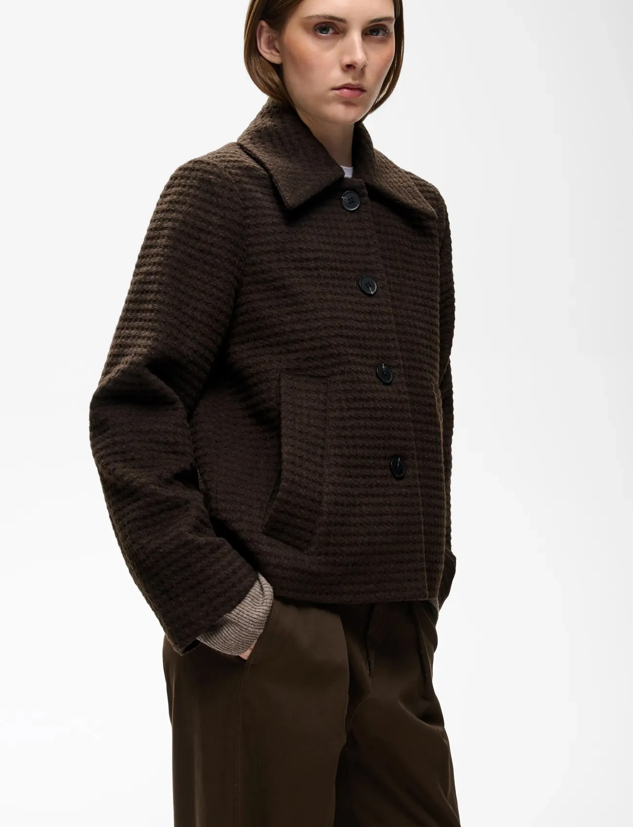 InWear - HENDRIXIW SHORT JACKET - steppjacken - chocolate brown - 4