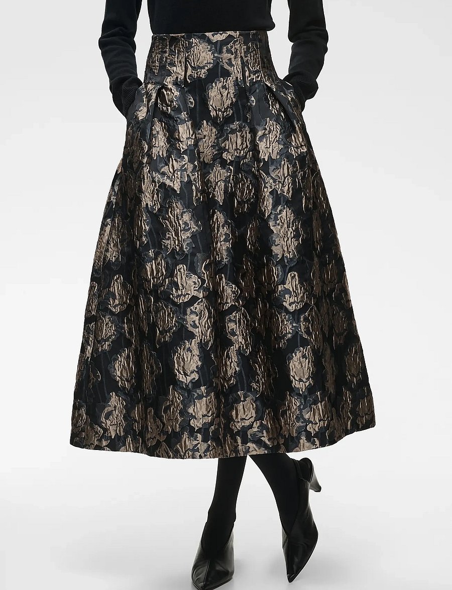 InWear - YANCIEIW SKIRT - flower jacquard - 0