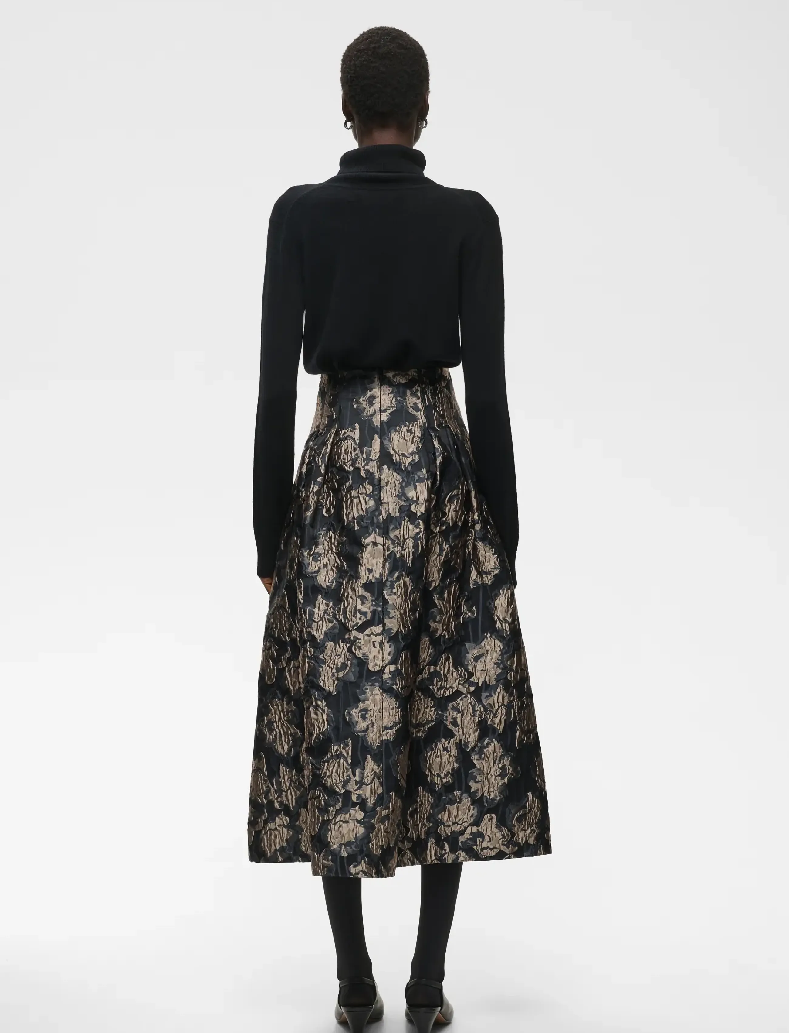 InWear - YANCIEIW SKIRT - flower jacquard - 4