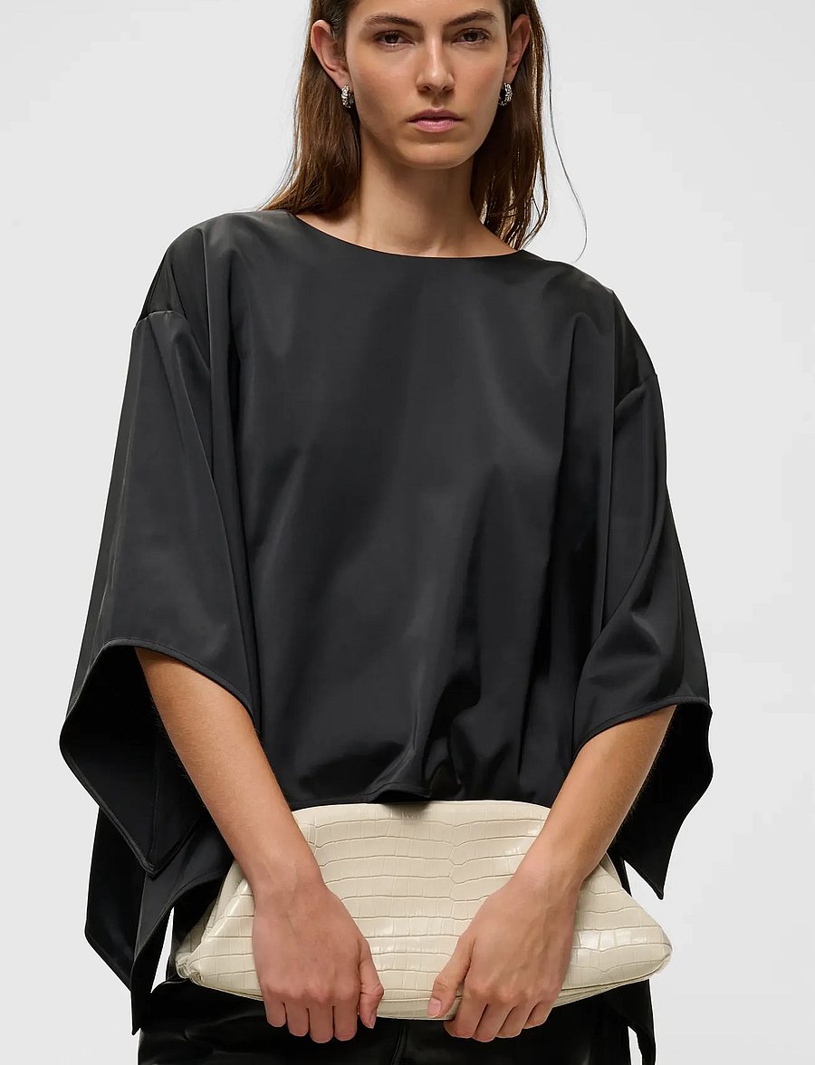 InWear - ZILKYIW A-LINE TOP - kortärmade blusar - black - 0