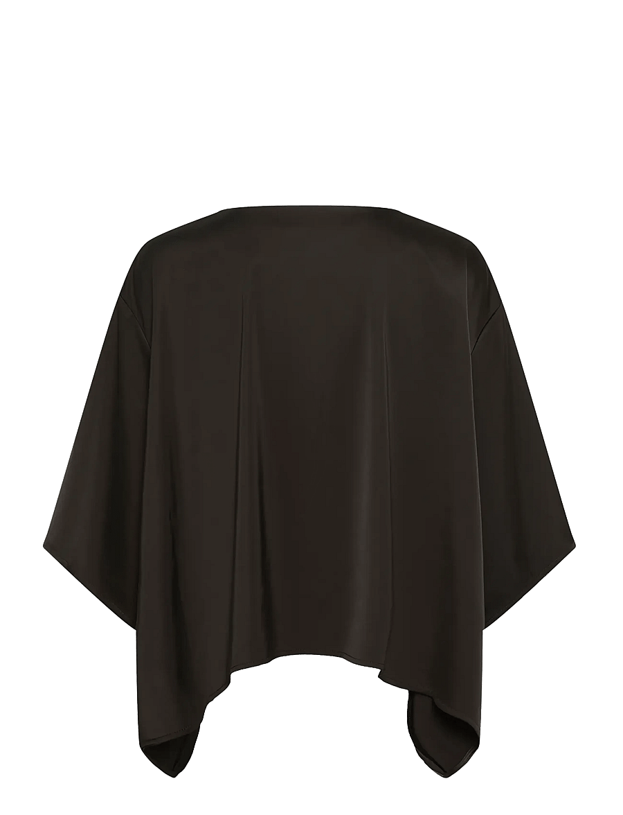 InWear - ZILKYIW A-LINE TOP - lühikeste varrukatega pluusid - chocolate brown - 1