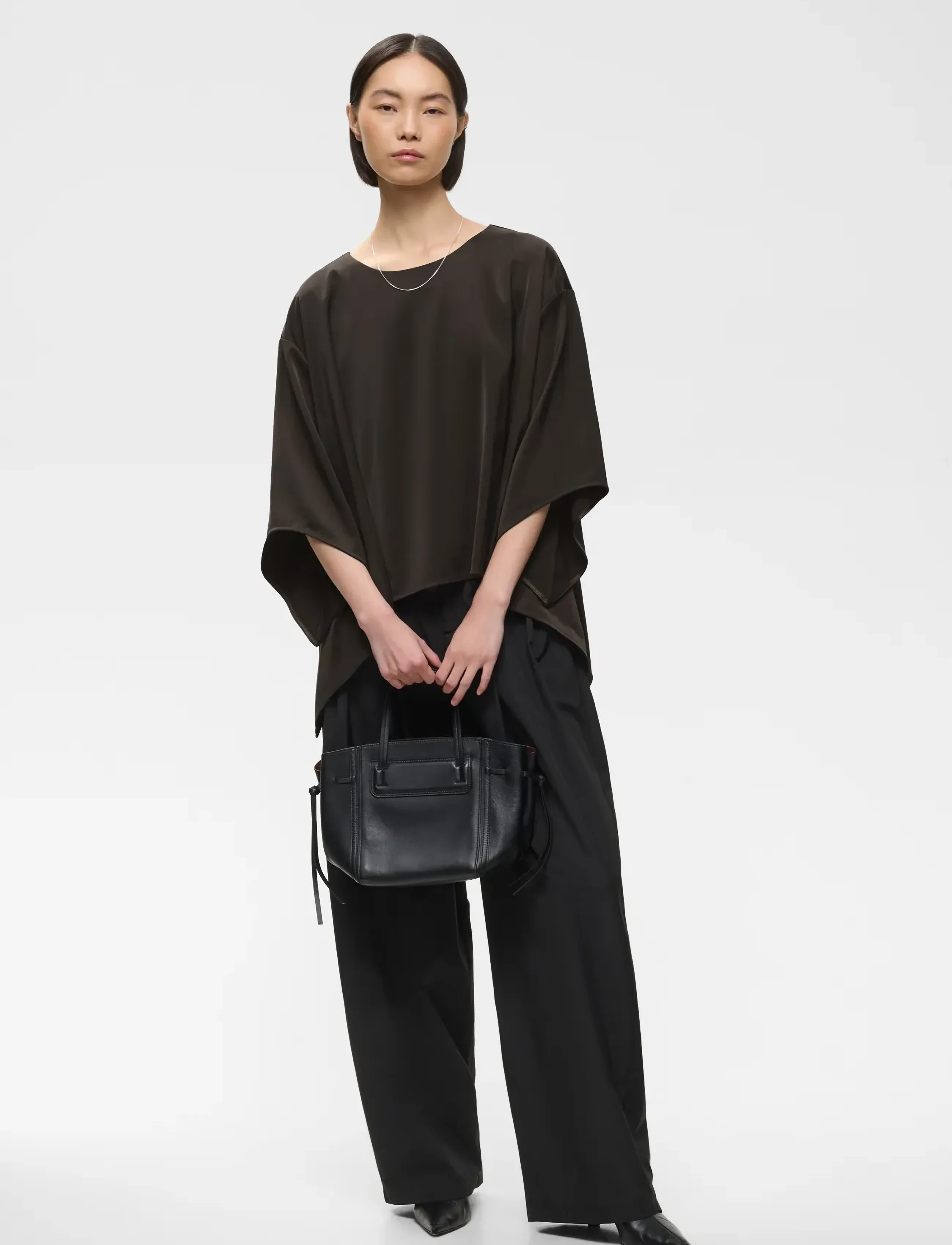 InWear - ZILKYIW A-LINE TOP - kurzärmelige blusen - chocolate brown - 3