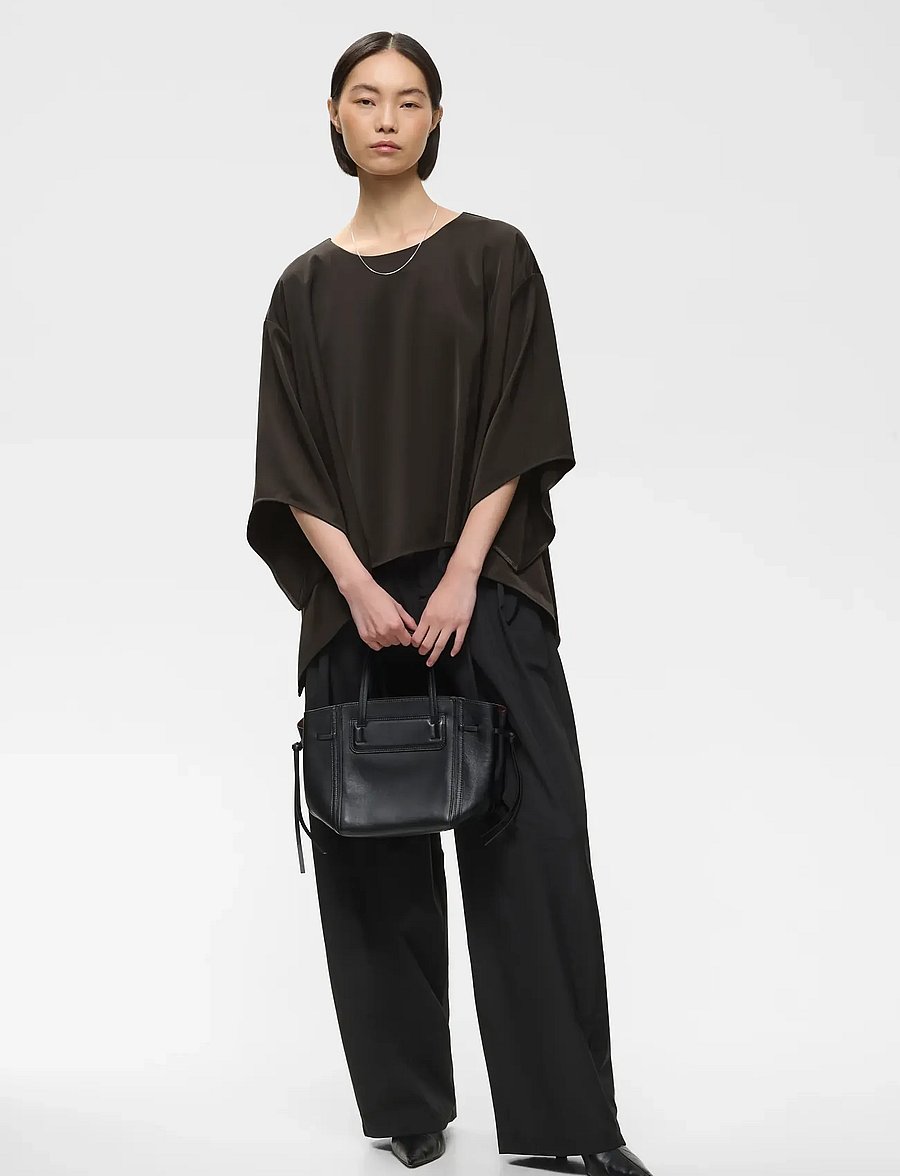 InWear - ZILKYIW A-LINE TOP - kurzärmelige blusen - chocolate brown - 3