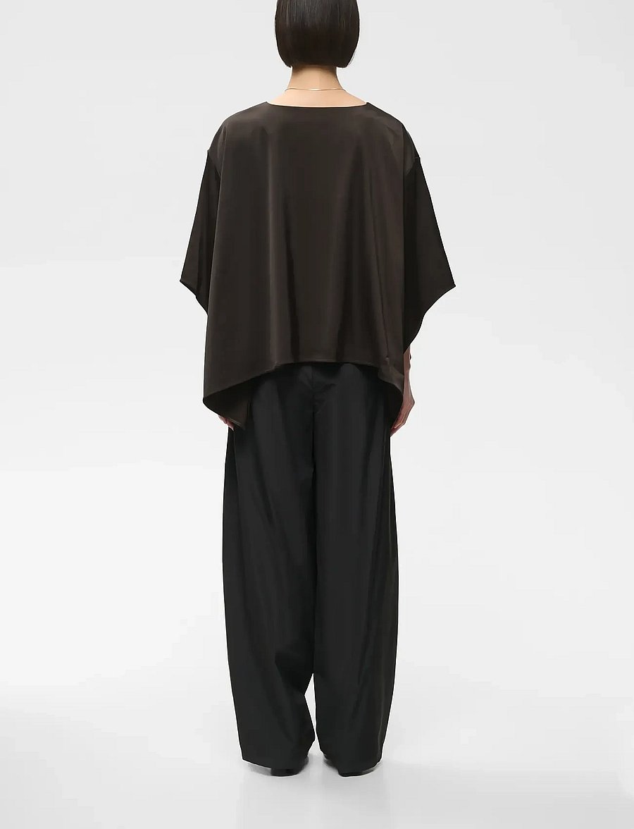 InWear - ZILKYIW A-LINE TOP - kurzärmelige blusen - chocolate brown - 4