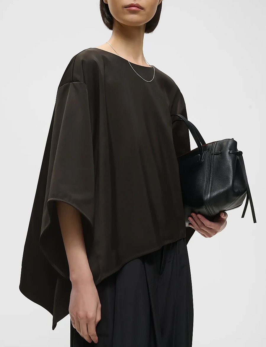 InWear - ZILKYIW A-LINE TOP - kurzärmelige blusen - chocolate brown - 5