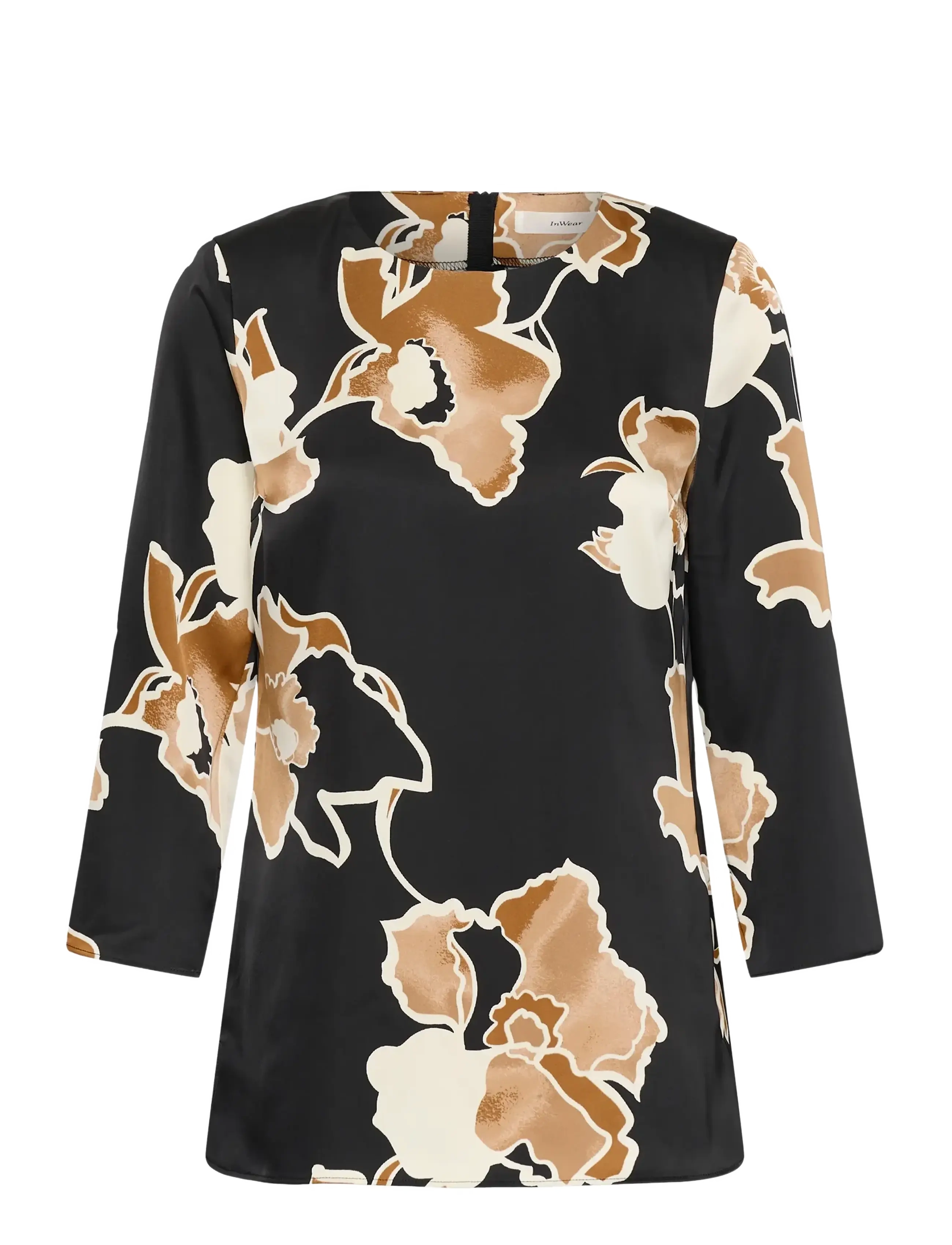 InWear OLIVEIW BLOUSE - Blusen - BLACK SKETCH FLOWER / black