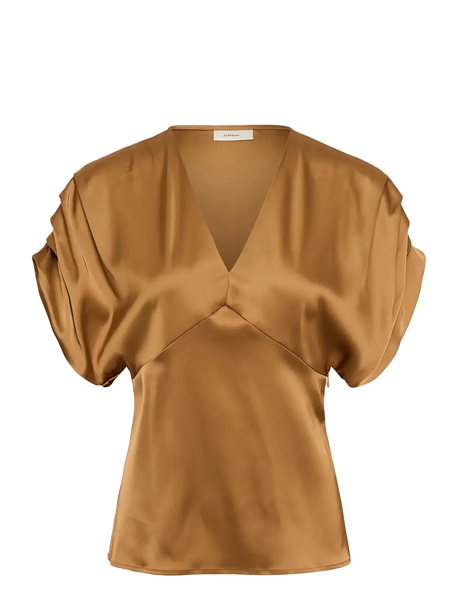 InWear - OAKKIIW TOP - kortærmede bluser - tobacco brown - 1