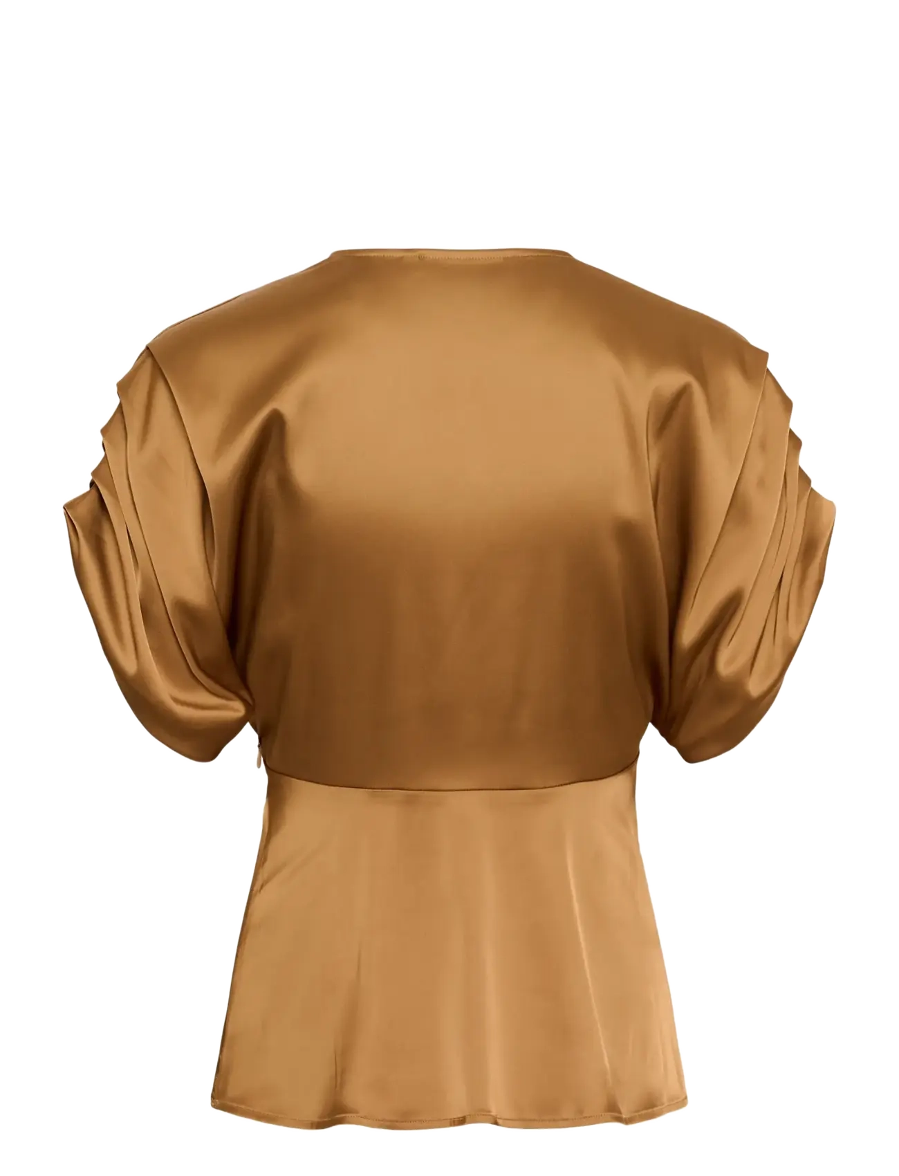 InWear - OAKKIIW TOP - short-sleeved blouses - tobacco brown - 2