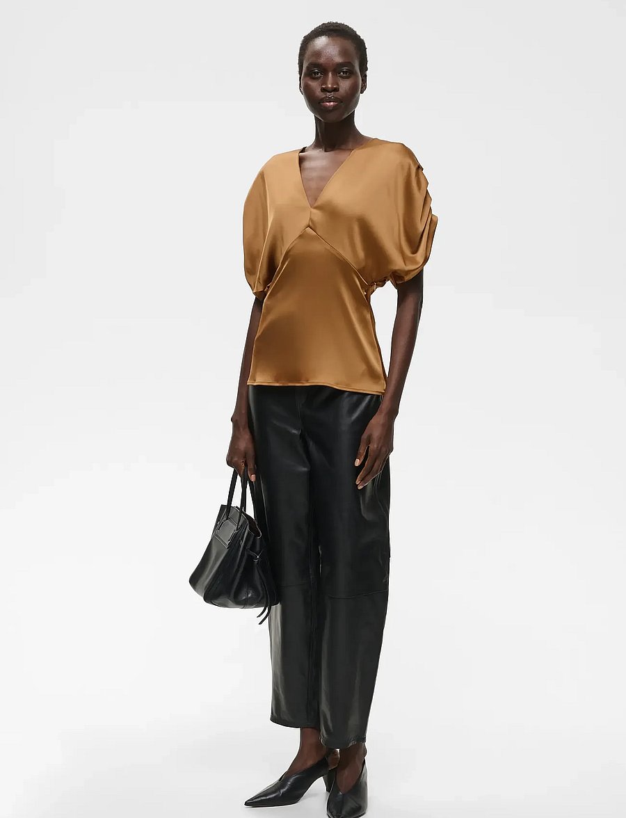 InWear - OAKKIIW TOP - kortærmede bluser - tobacco brown - 3